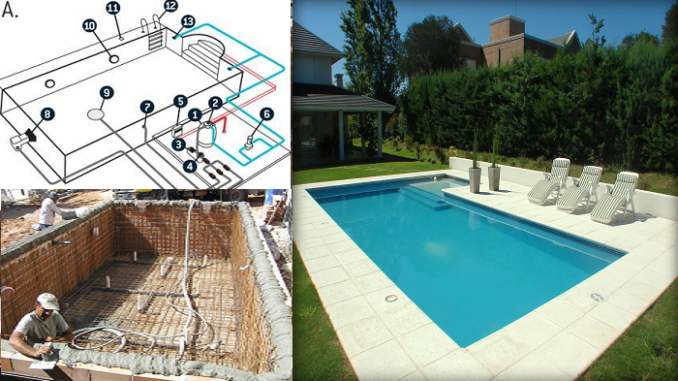 Construcción de piscina