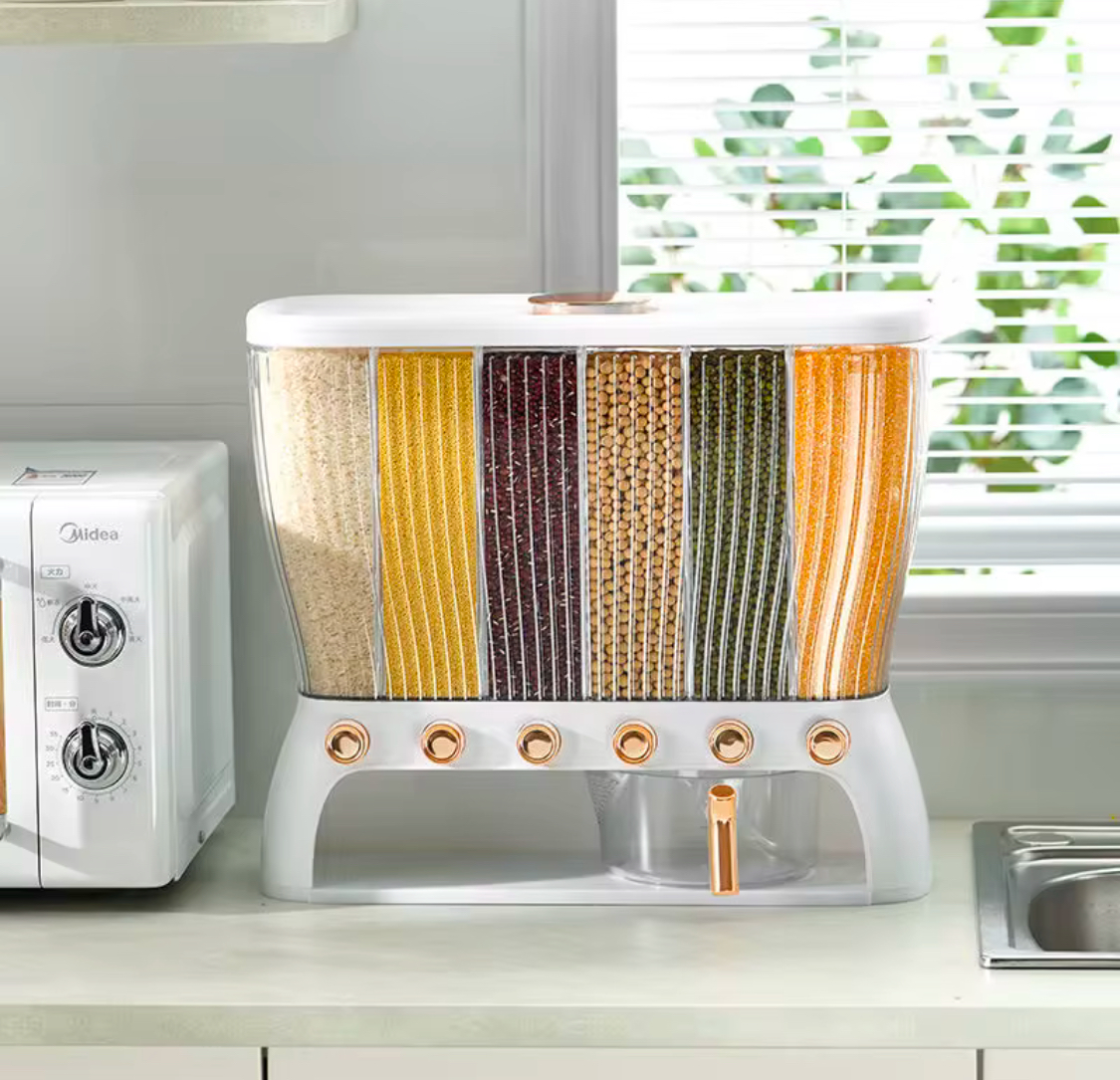 Multi-compartment Dry Food Dispenser