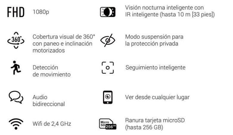 C6N Ezviz – Cámara 1080p Interior 360° Seguimiento Inteligente