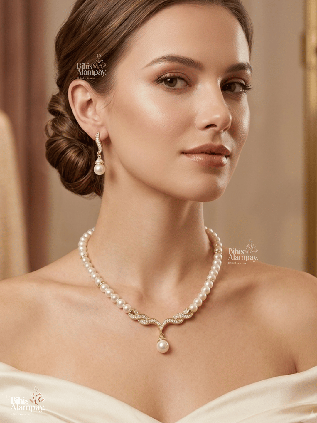 Sinag Pearl Set - gold