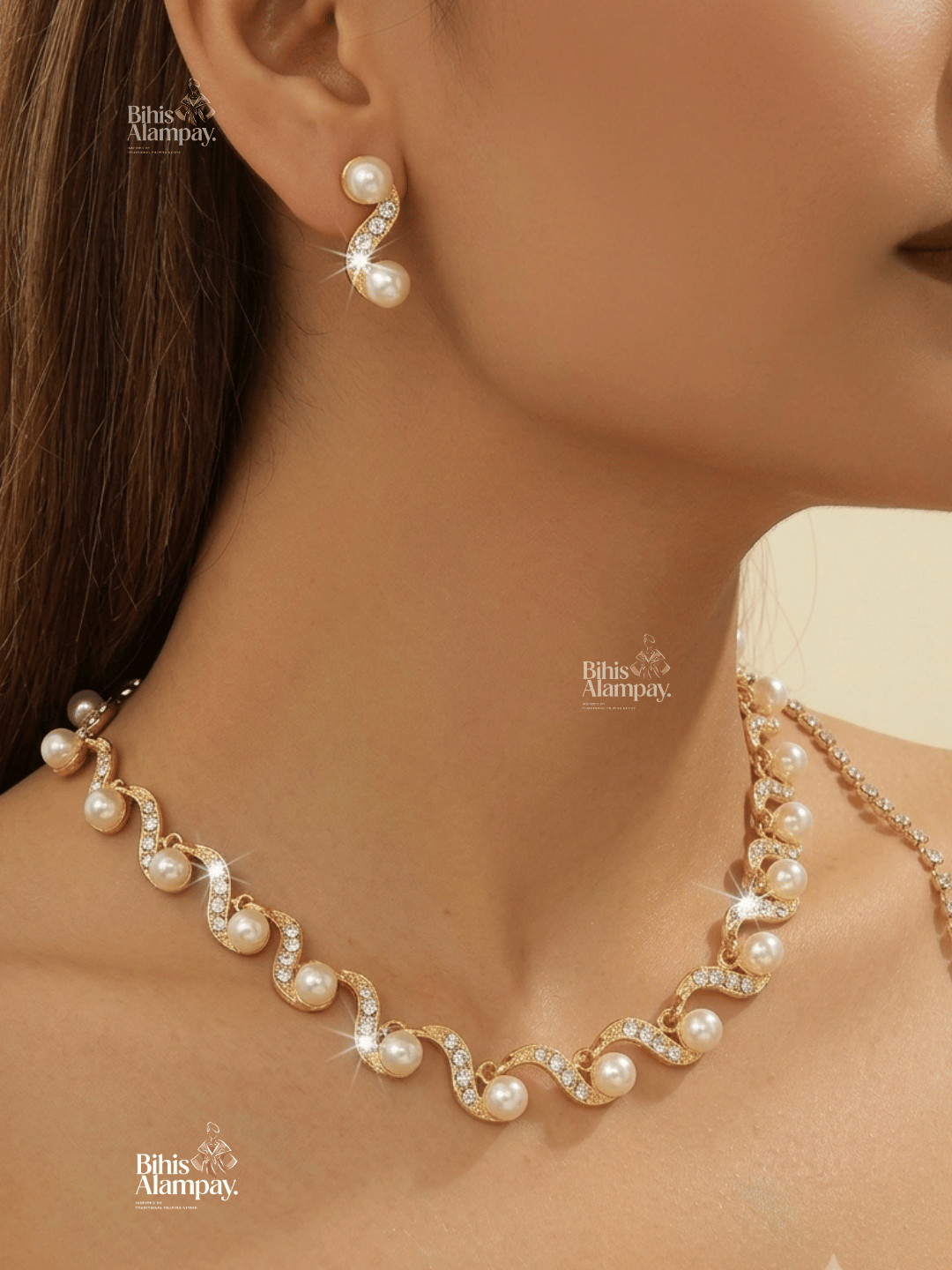 Gaya Pearl Set - Gold