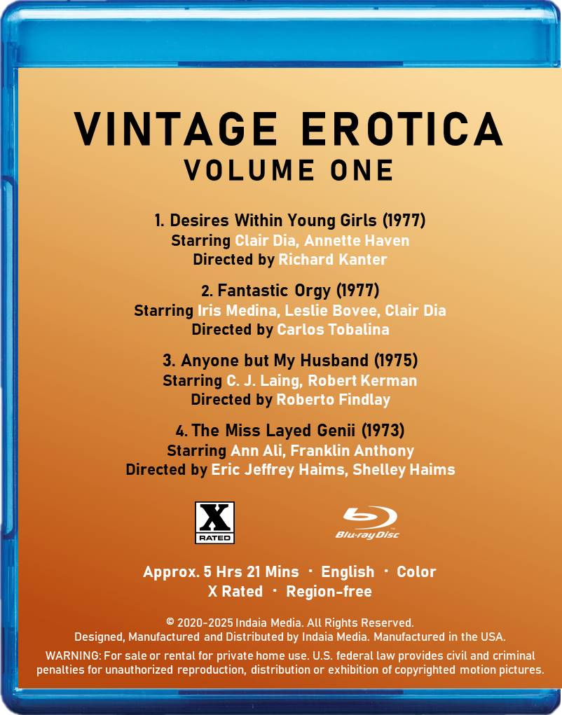 Vintage Erotica Vol. One, 4 Films