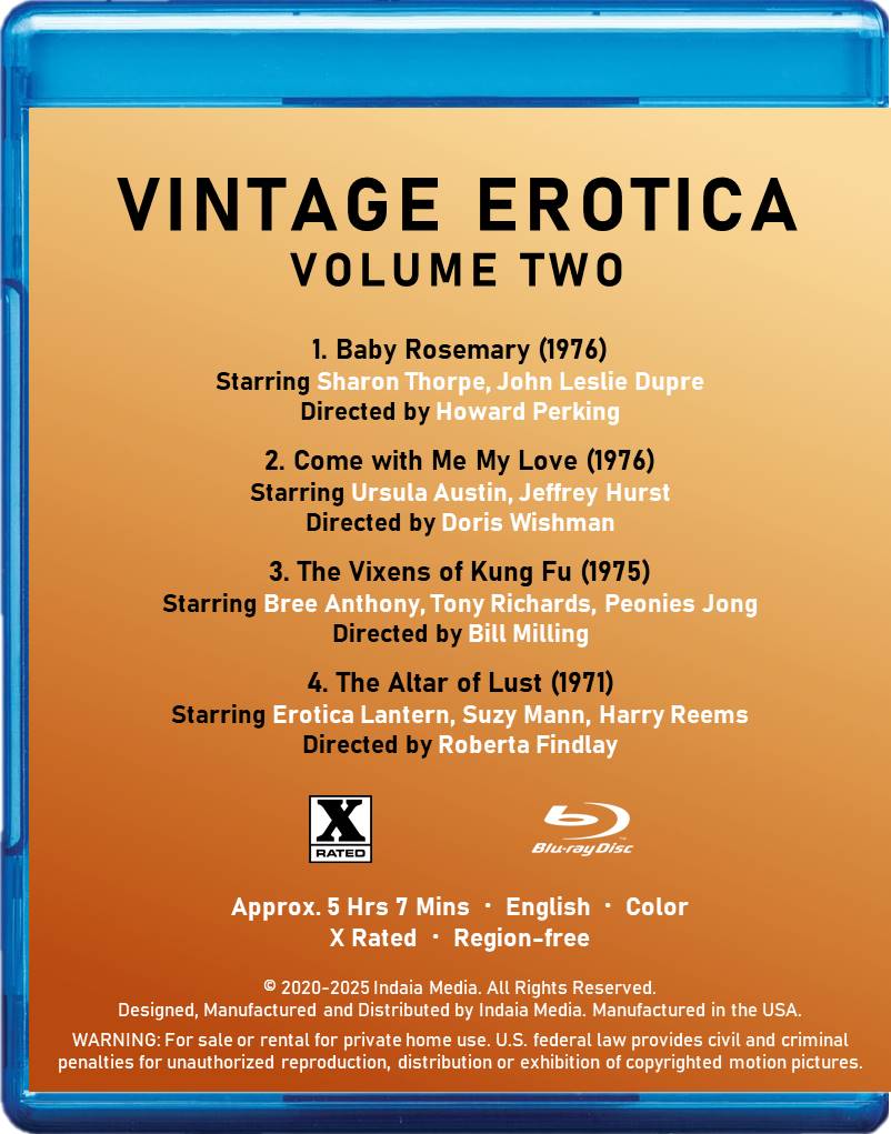 Vintage Erotica Vol. Two, 4 Films
