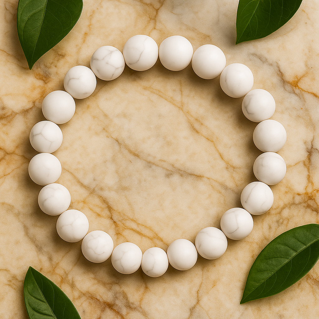 Howlite Bracelet - for Peace, Patience & Inner Stillness