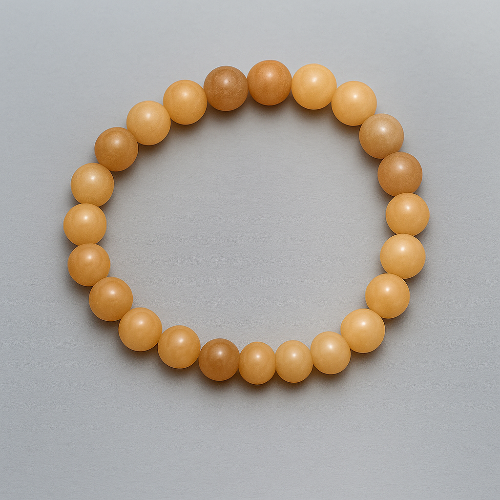 Natural Amber Bead Bracelet