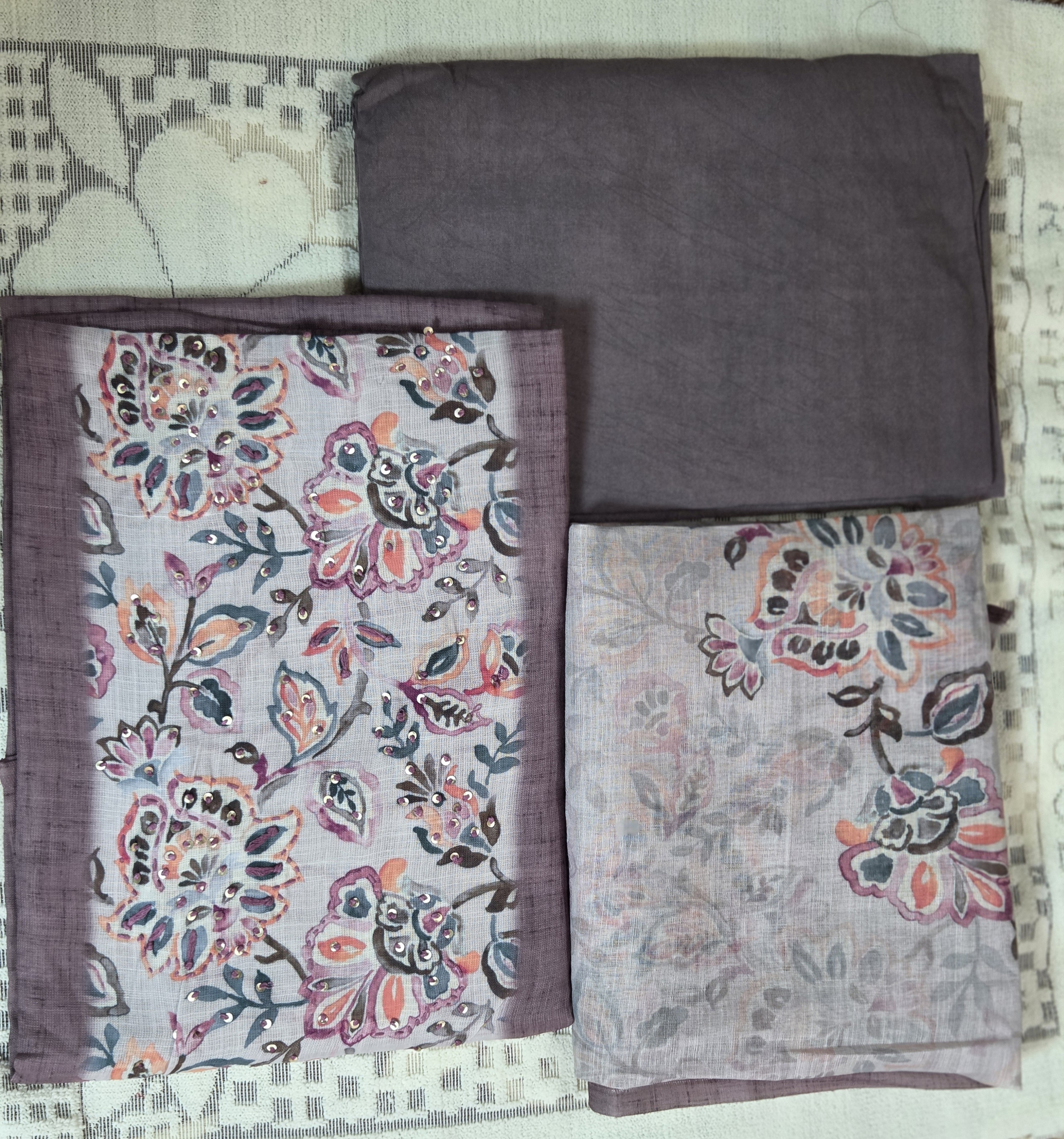 Unstitched salwar set