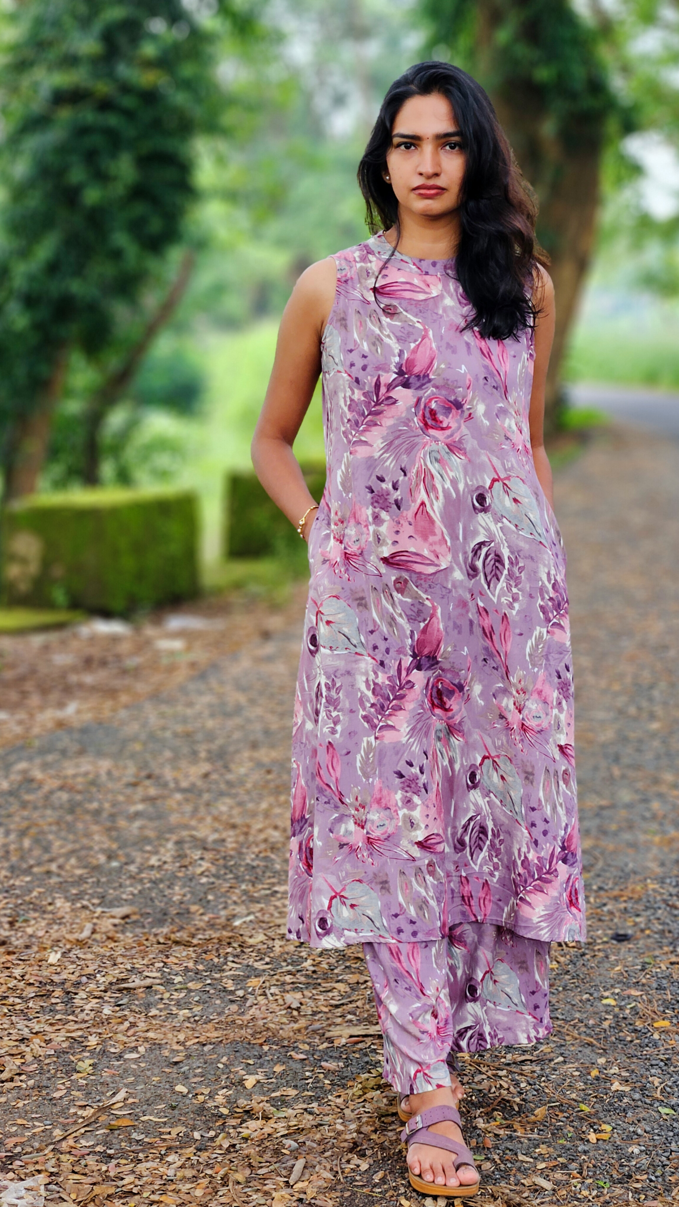 Pink Serenity Rayon Set