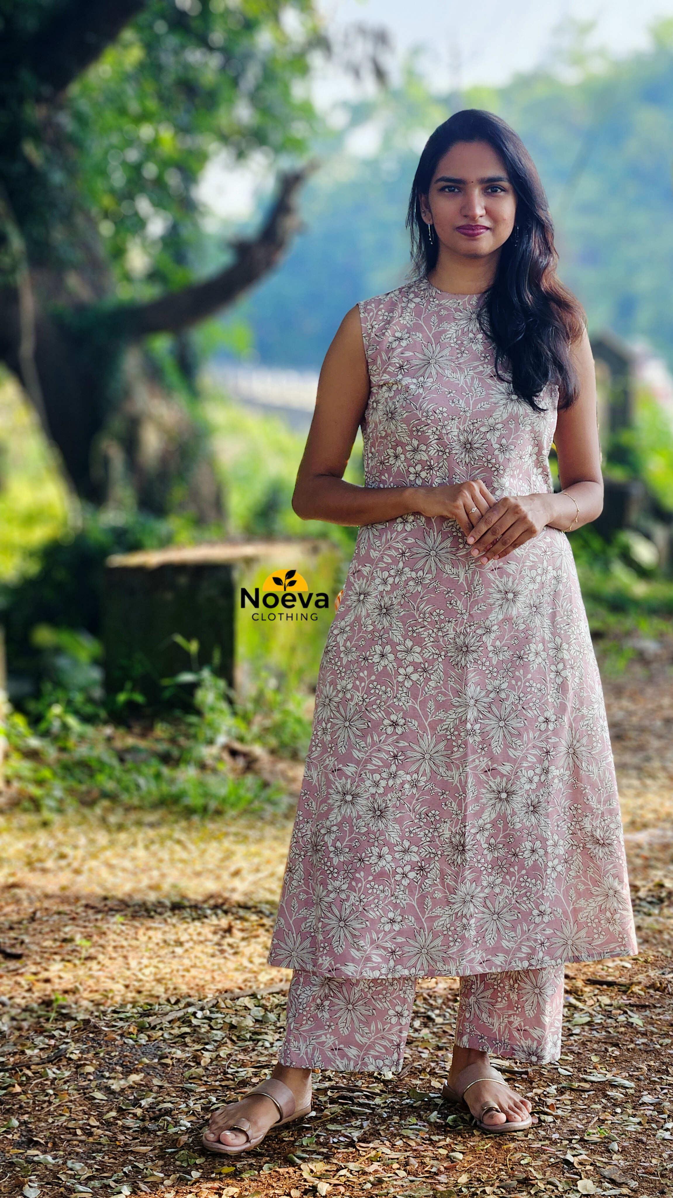 Floral Printed Flex cotton Kurta Set