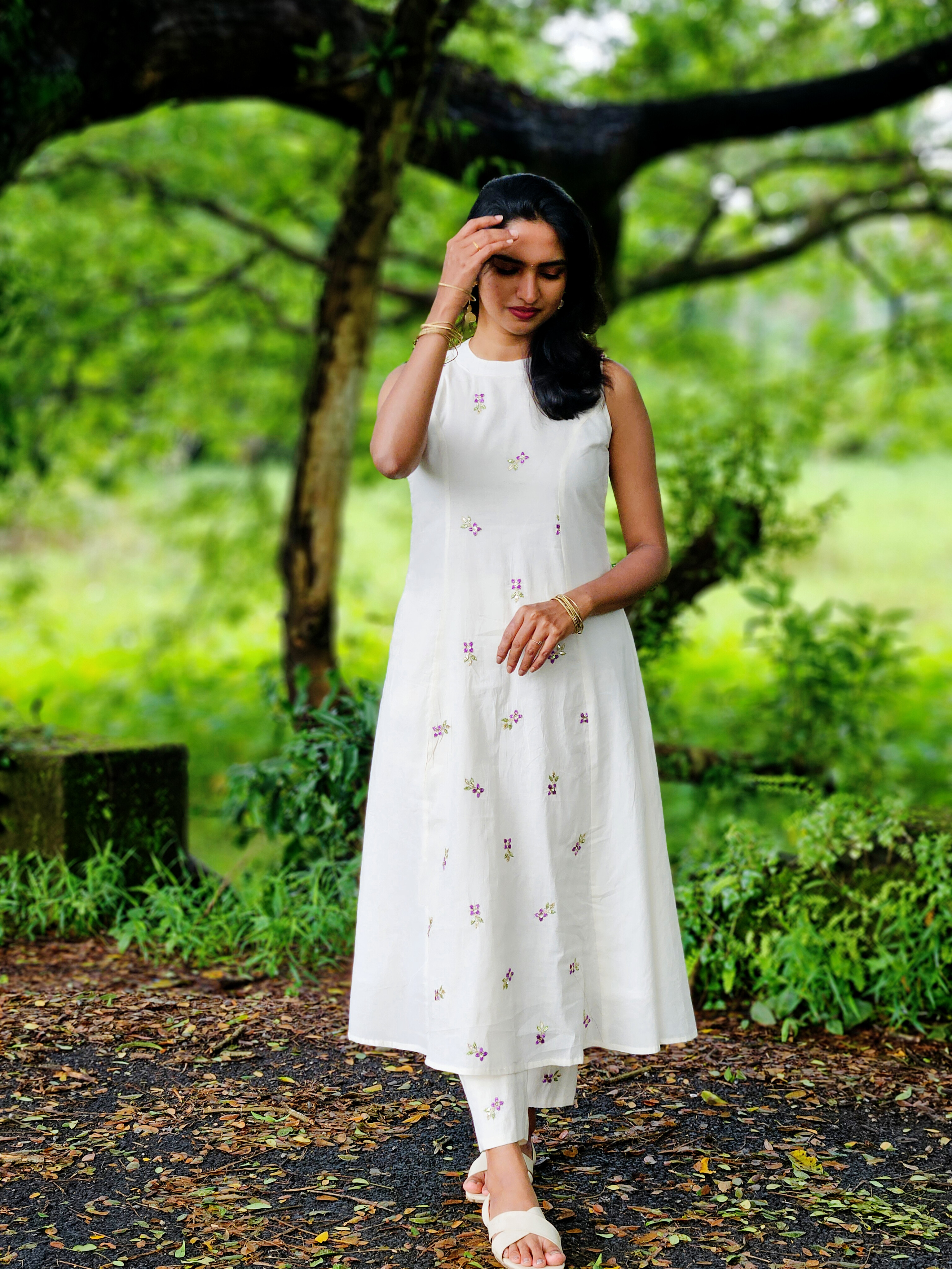 Thalir blossom kurta set