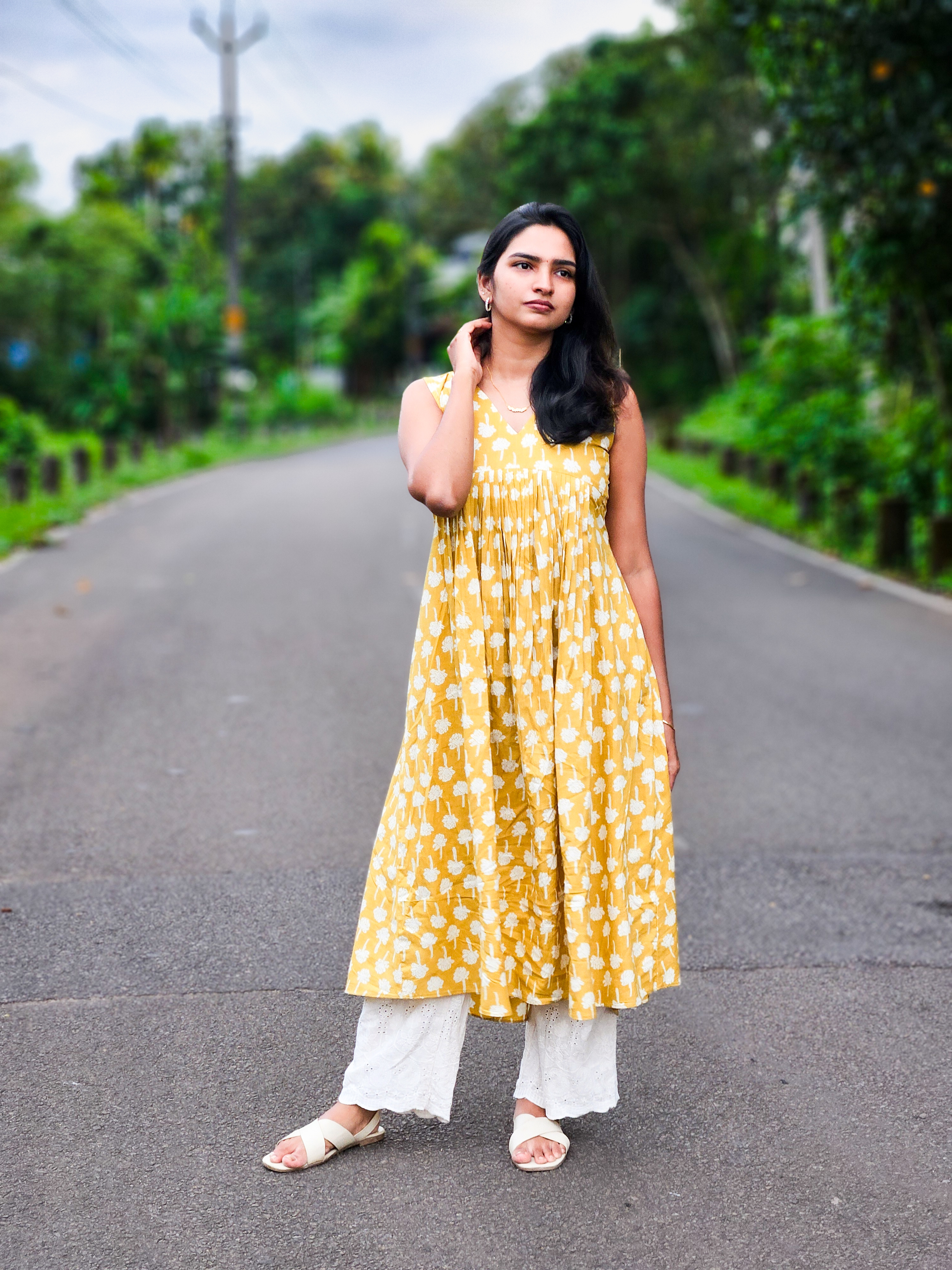 Mustard Meadow Kurti