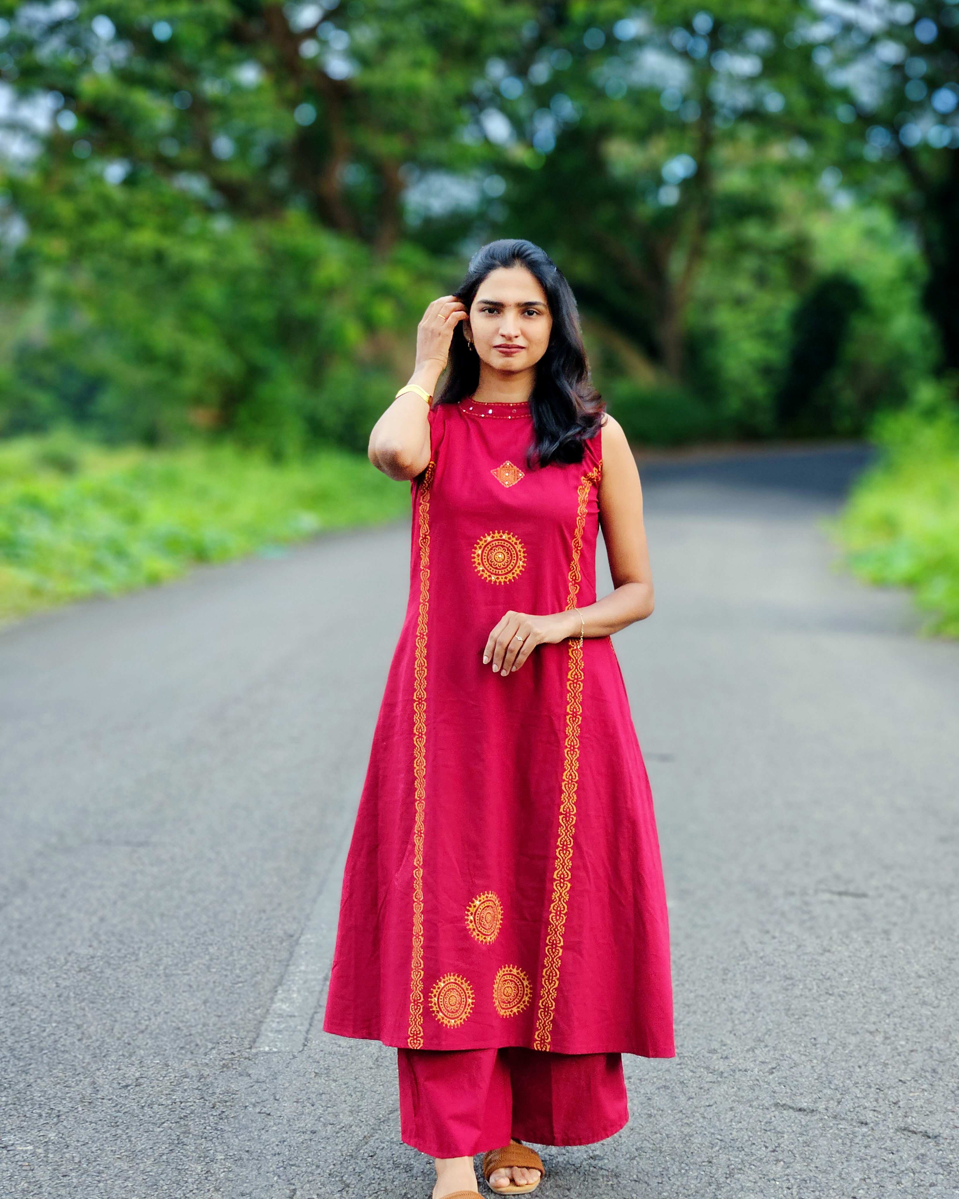 Ruby Sunbeam Kurta Set