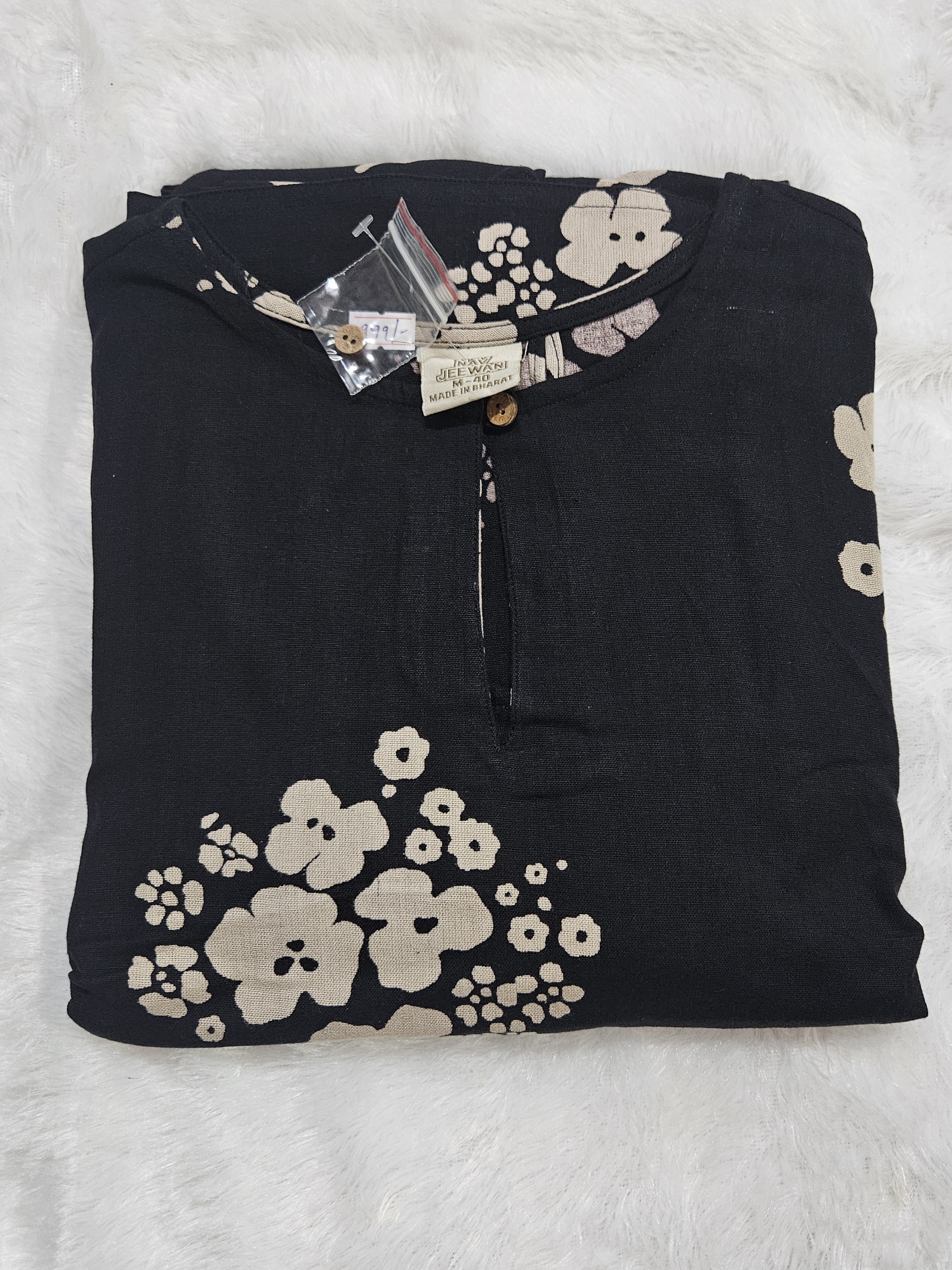 Cotton Flex Set Black Flora