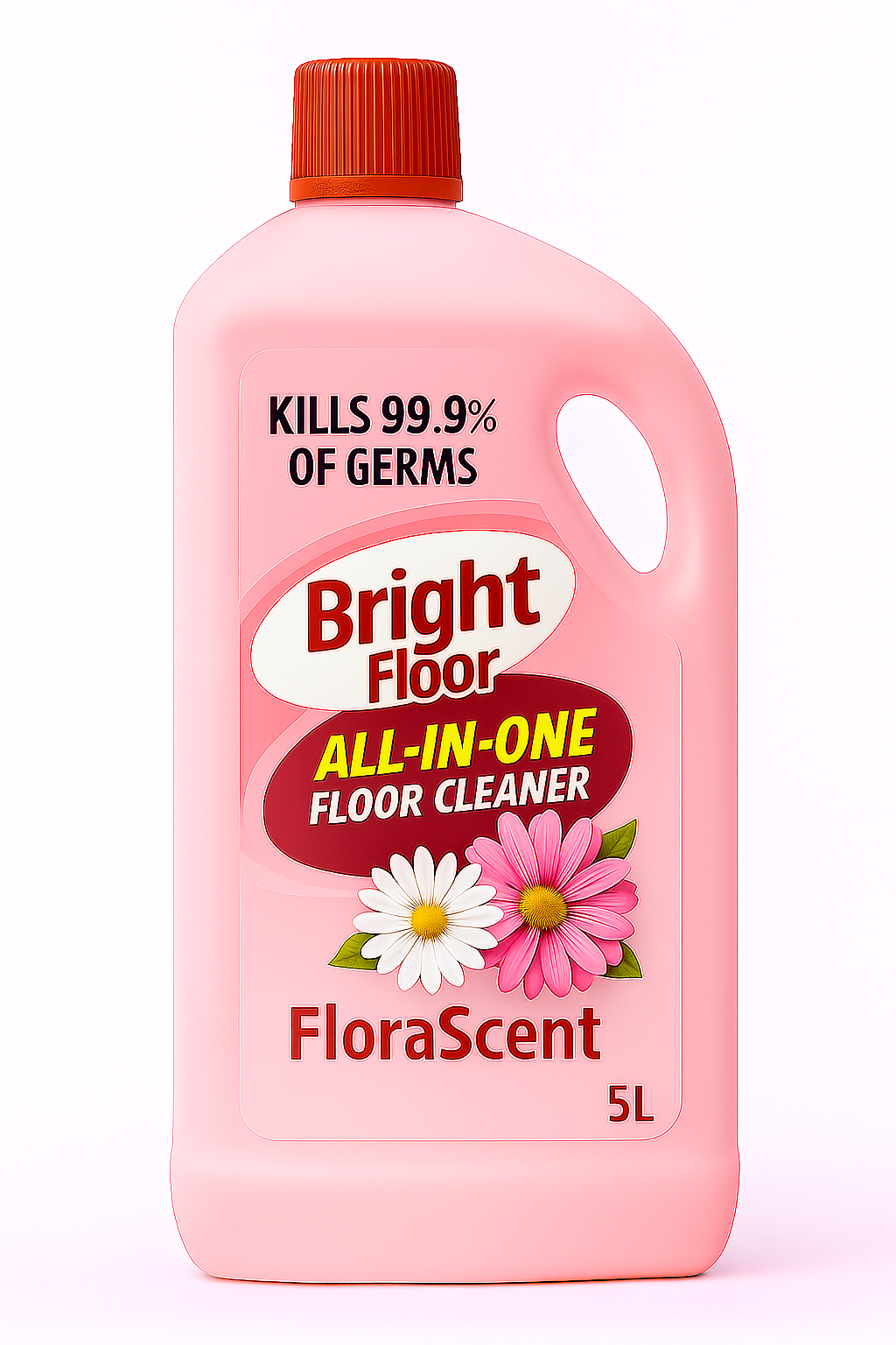 Bright Floor All-In-One Premium Floor Cleaner | Flora Scent | – 5 Litres