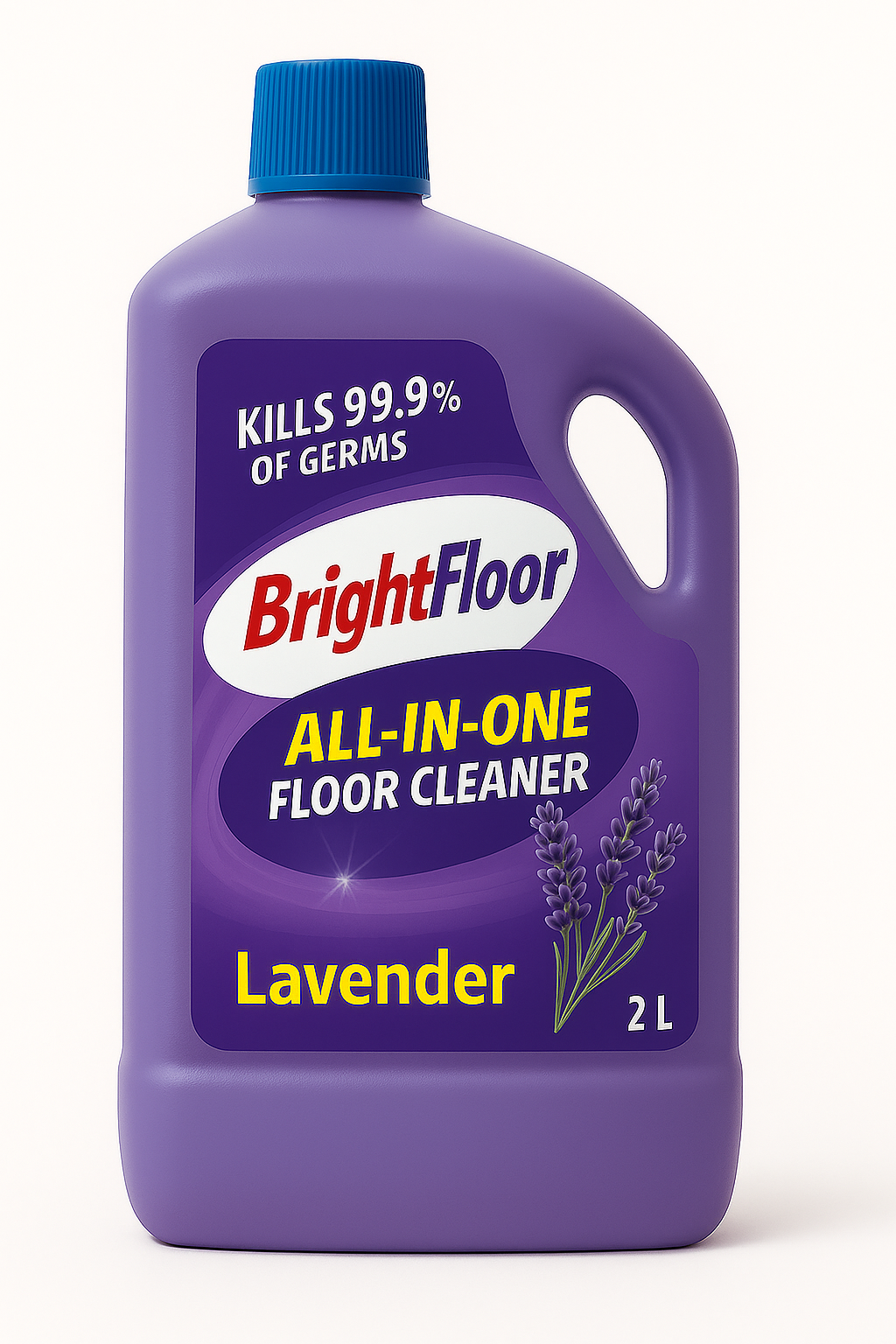  Bright Floor All-In-One Premium Floor Cleaner | Lavender | – 2 Litres