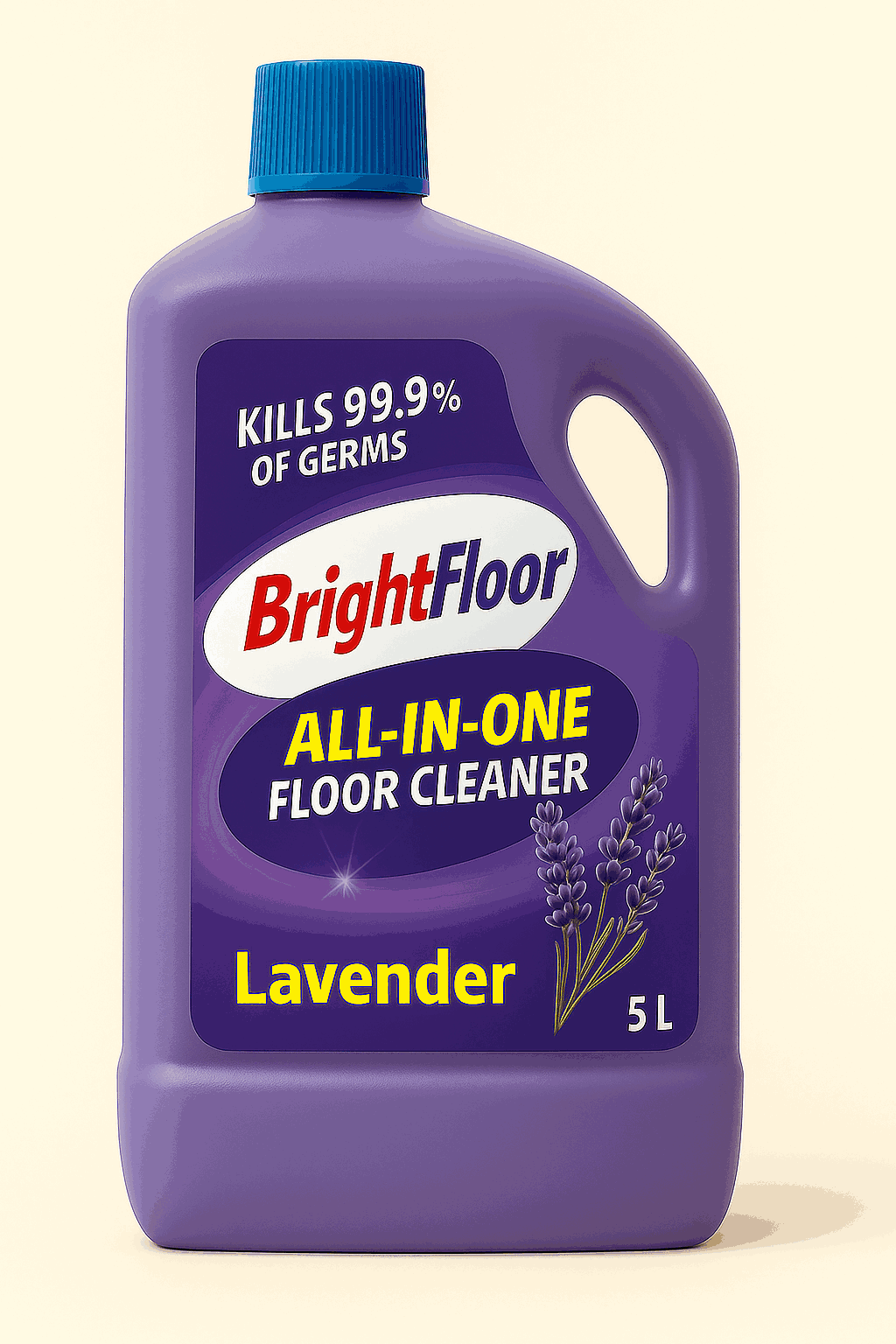 Bright Floor All-In-One Premium Floor Cleaner | Lavender | – 5 Litres