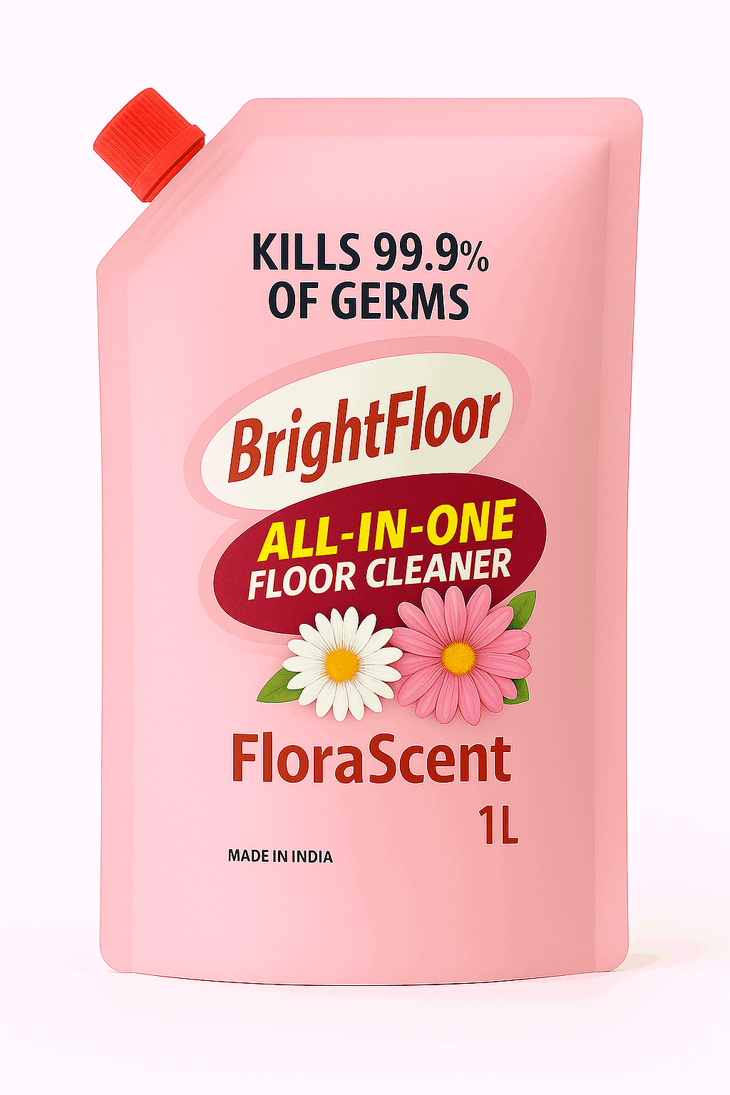 Bright Floor®  Premium All-in-One  Floor Cleaner – FloraScent – 1L