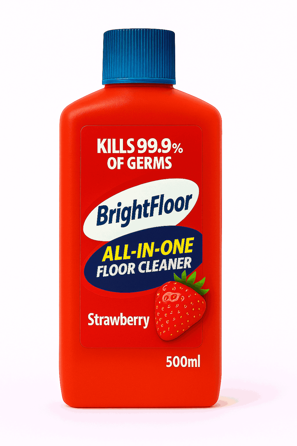 Bright Floor All-In-One Premium Floor Cleaner | Strawberry | – 500ml