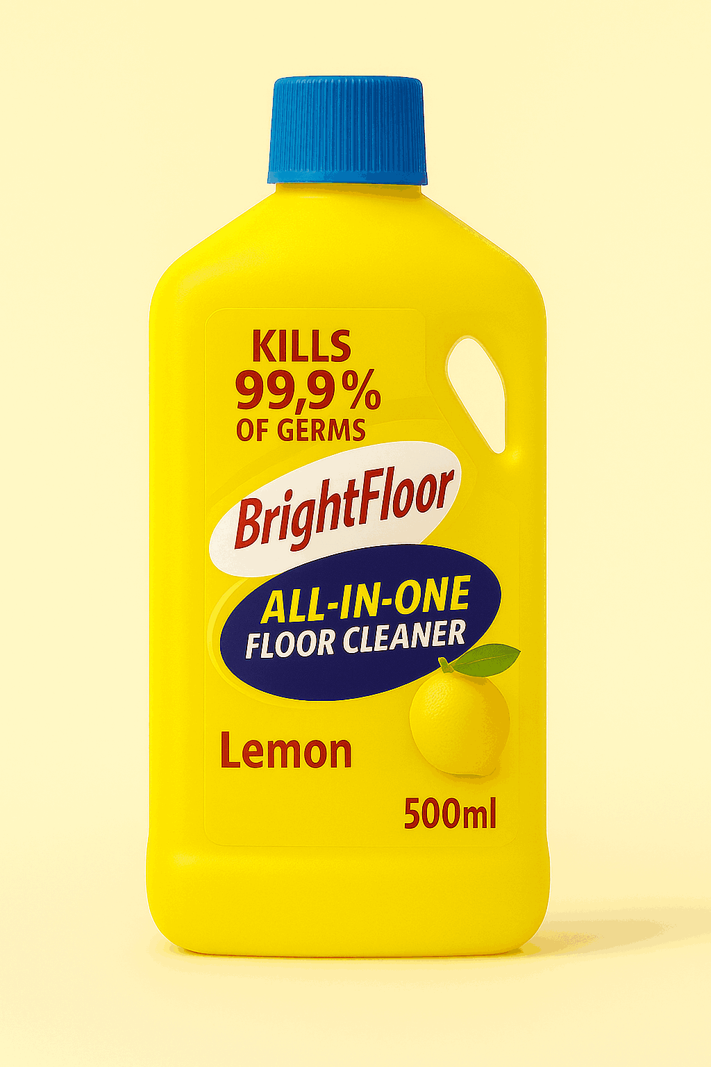 Bright Floor All-In-One Premium Floor Cleaner | Lemon | – 500ml