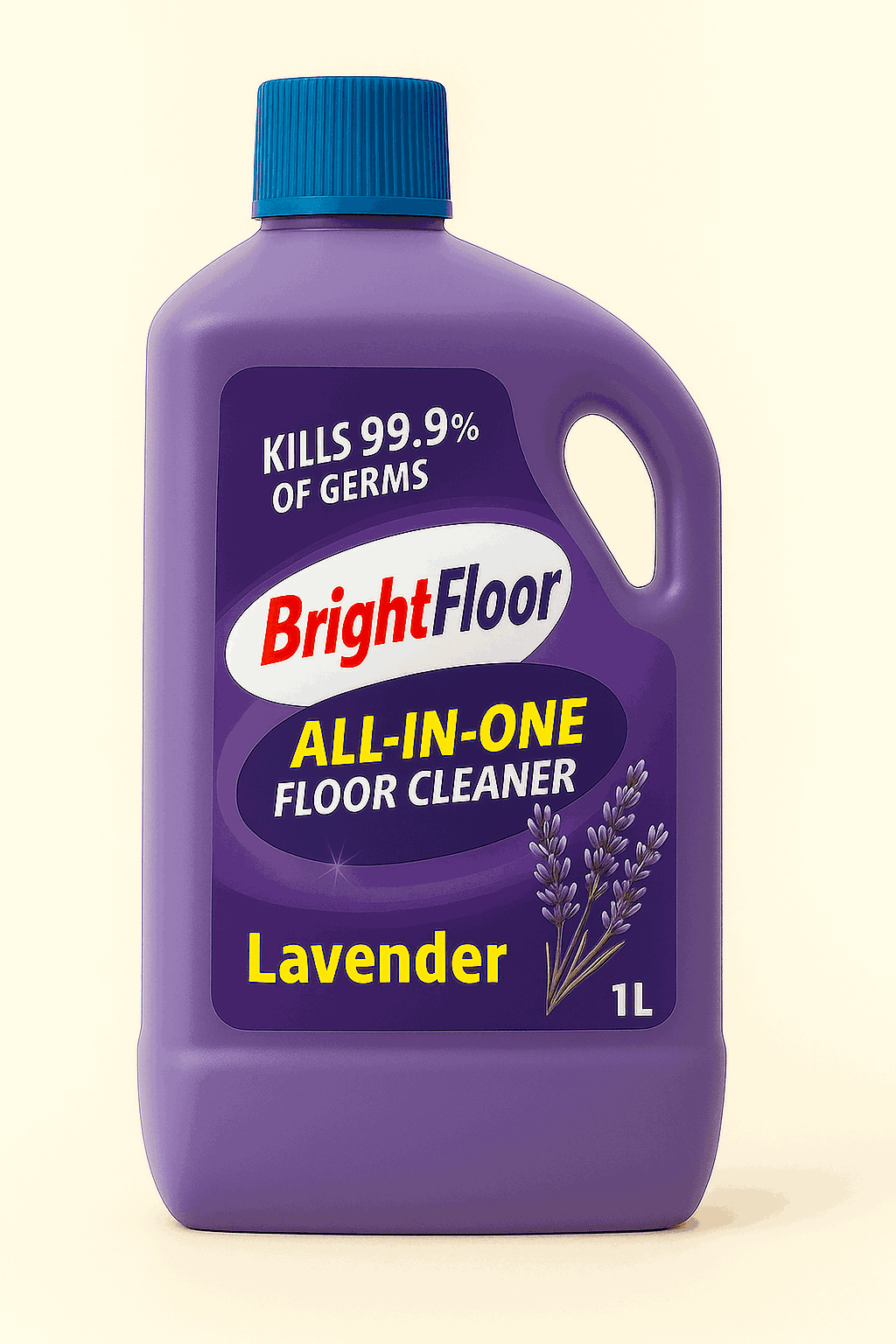 Bright Floor All-In-One Premium Floor Cleaner | Lavender | – 1 Litre