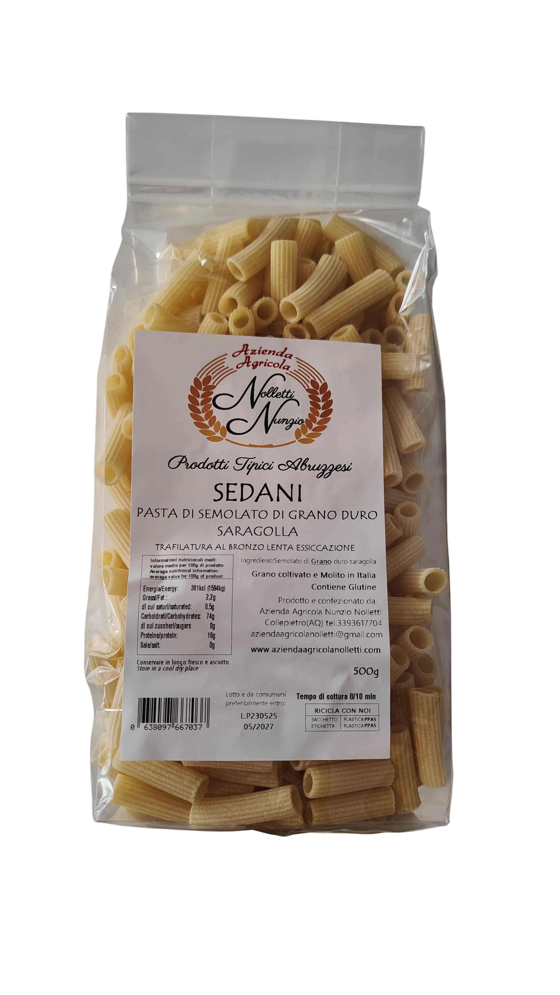 Sedani Saragolla     500gr