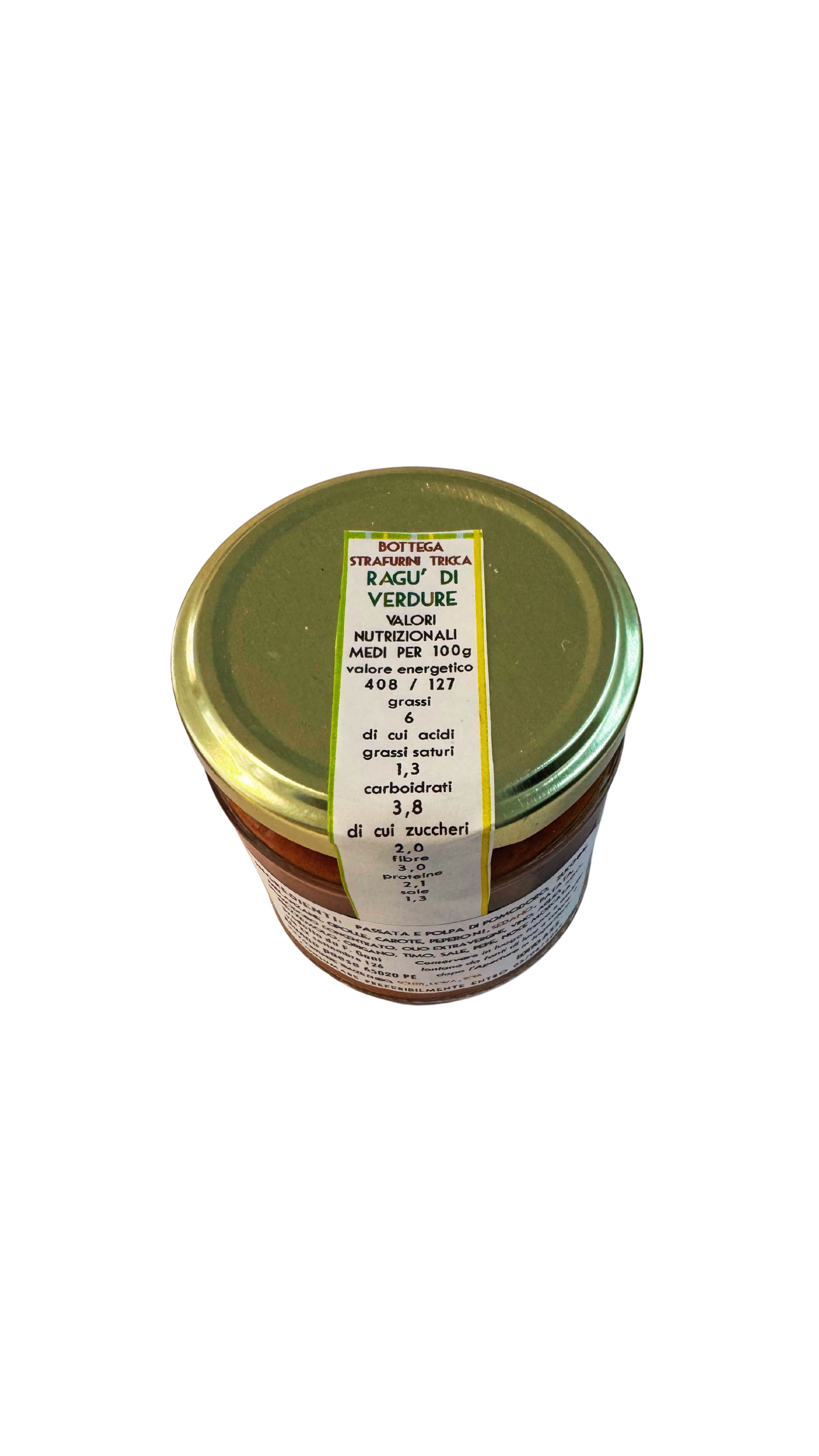 Ragù di Verdure dell’Estate  215 gr