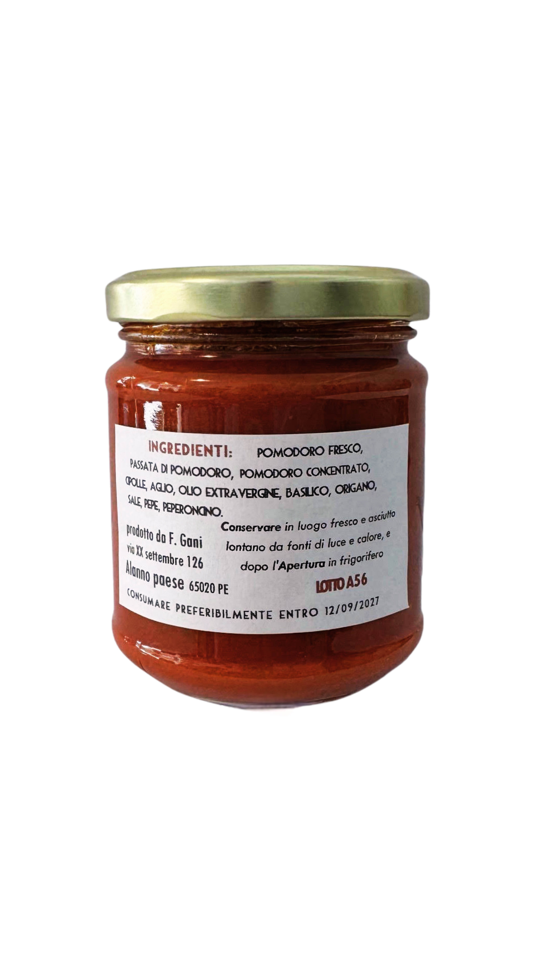  Sugo di Pomodoro “Giovanni”  215 gr