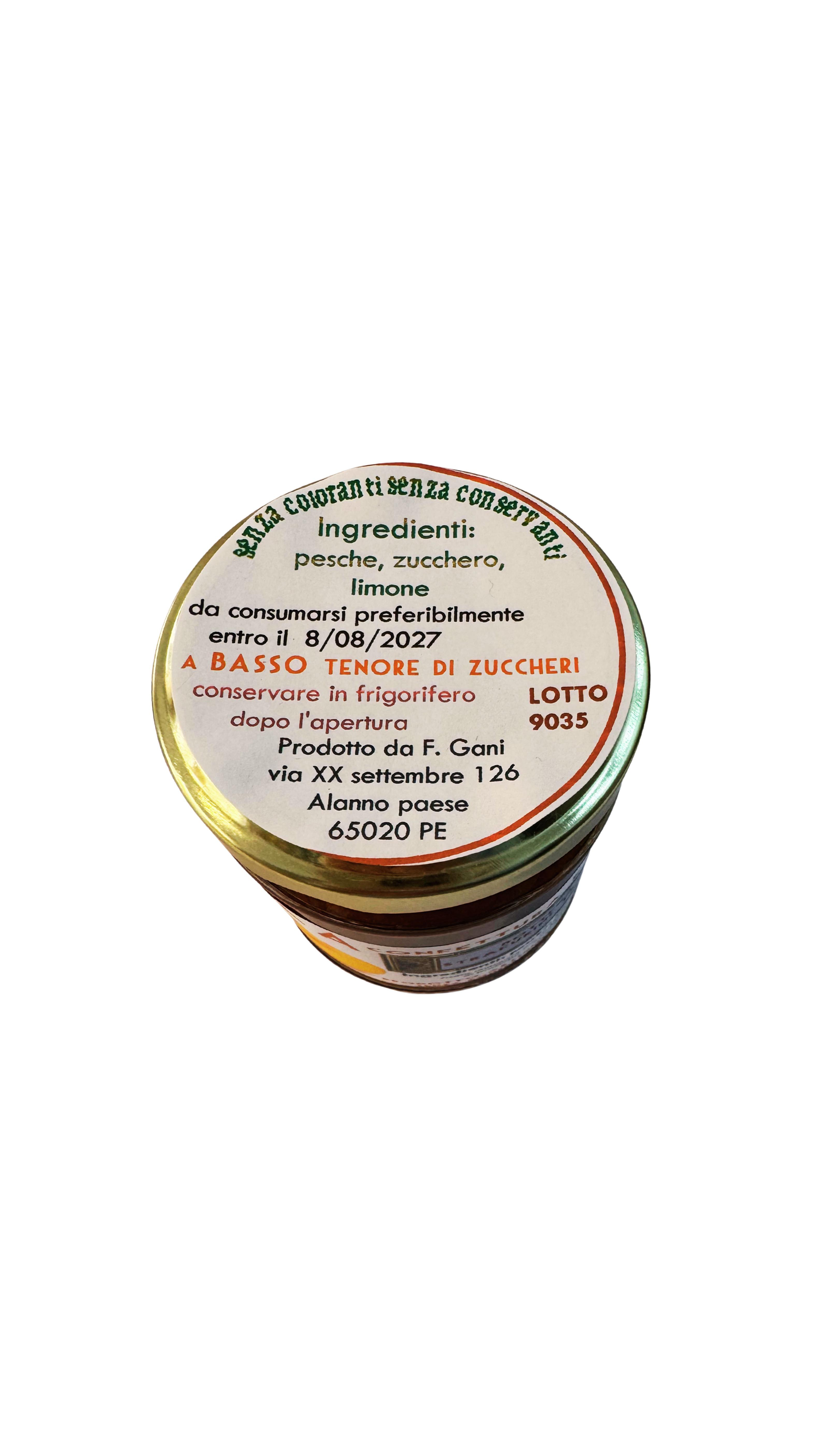 Confettura Extra di Pesche  215 gr