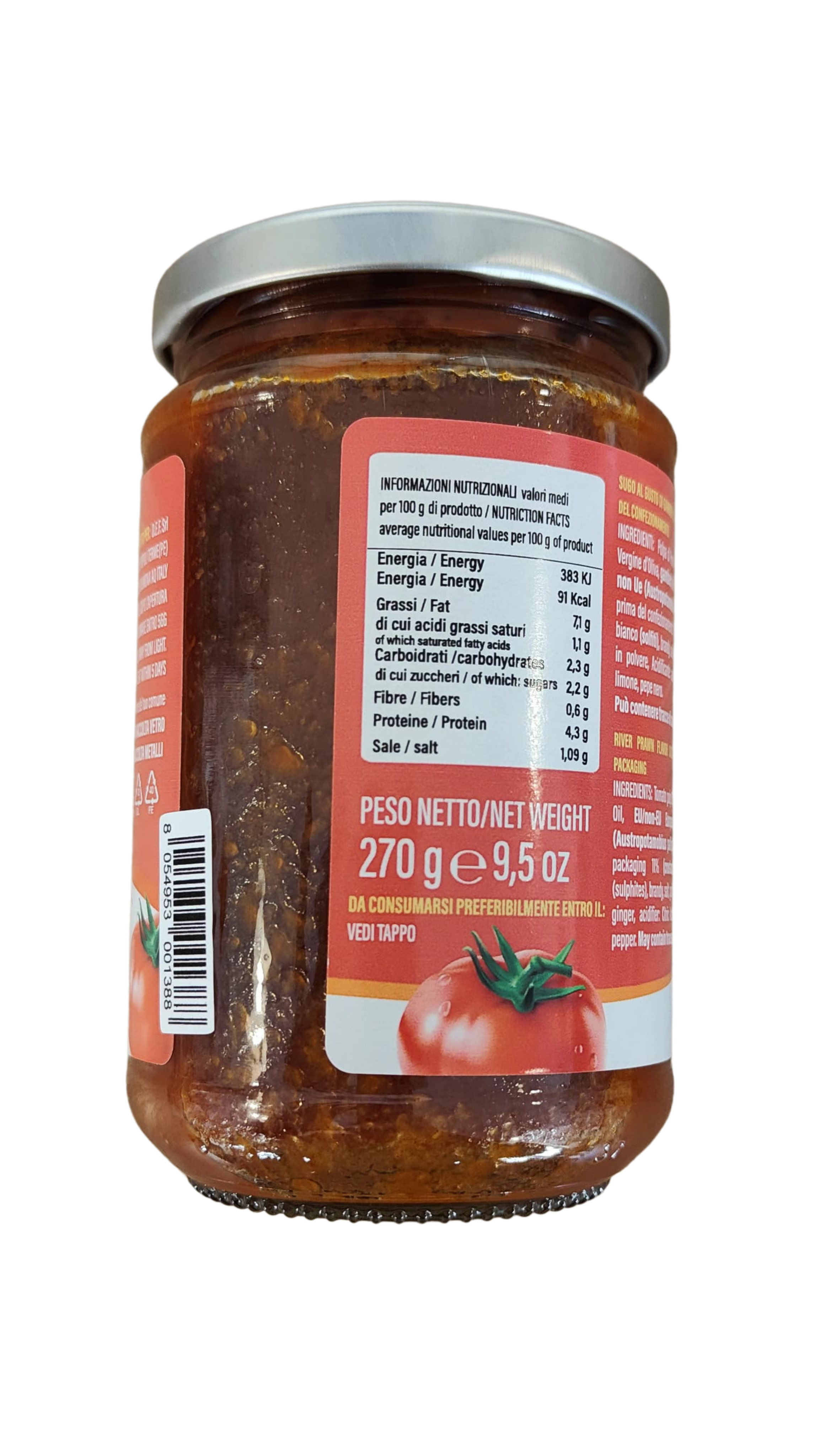 Sugo al gambero di fiume 270gr