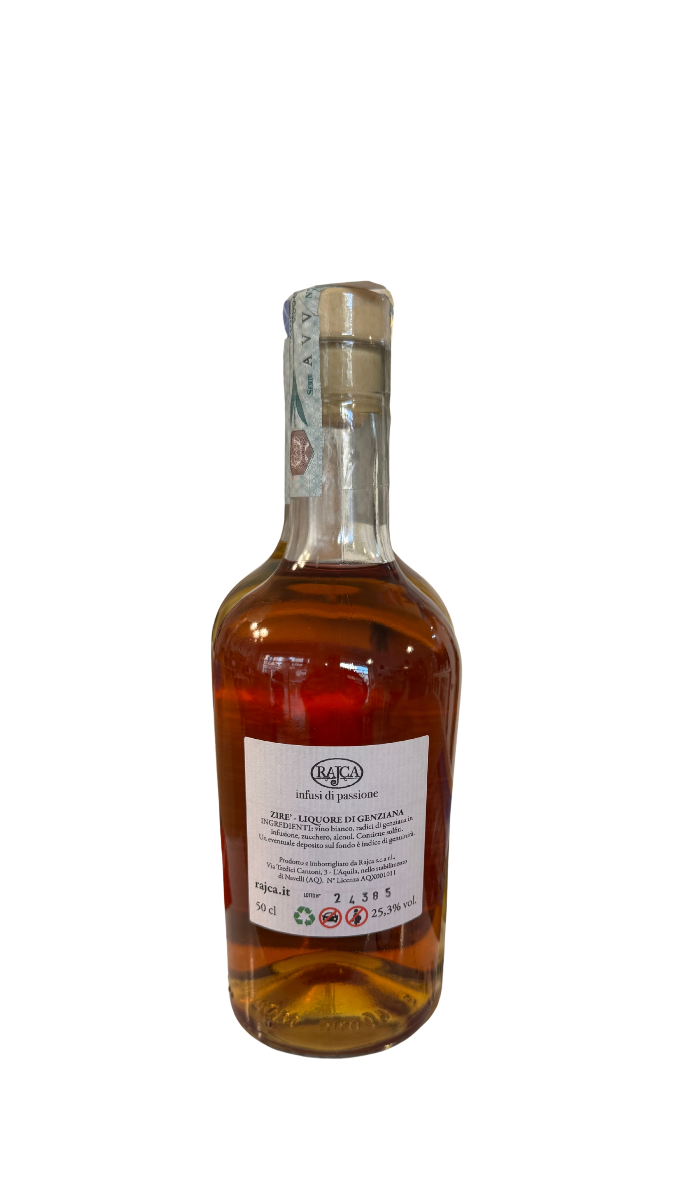 ZIRÉ – Liquore di Genziana Rajca (50 cl)