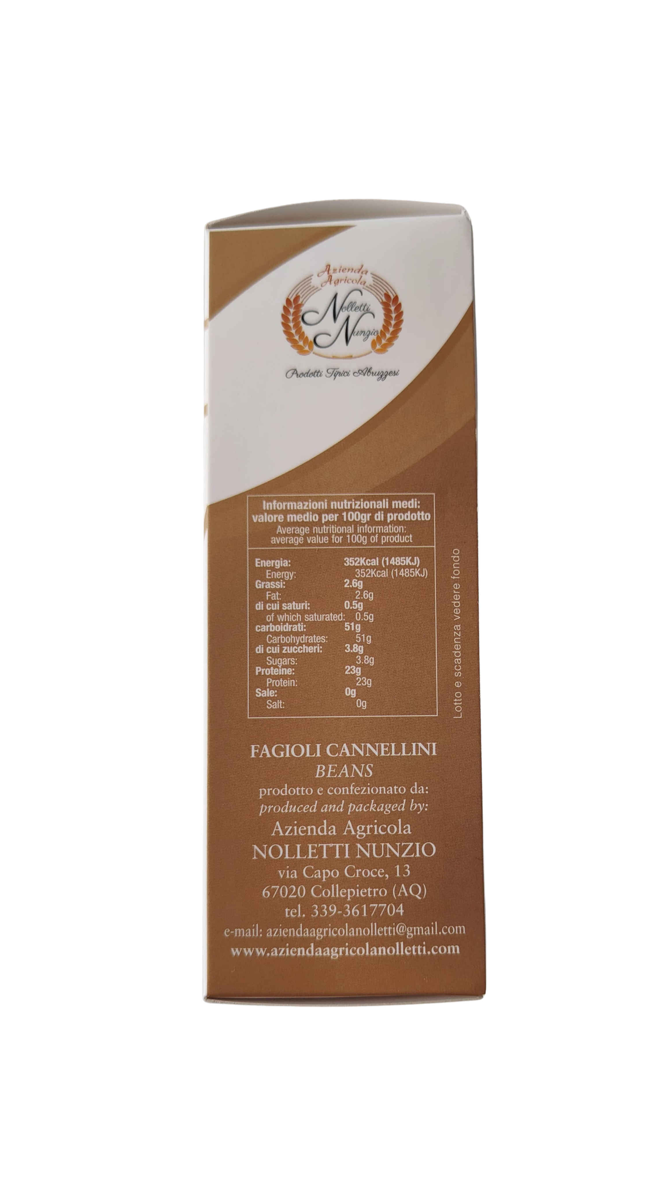 Fagioli Cannellini Biologici 500gr  