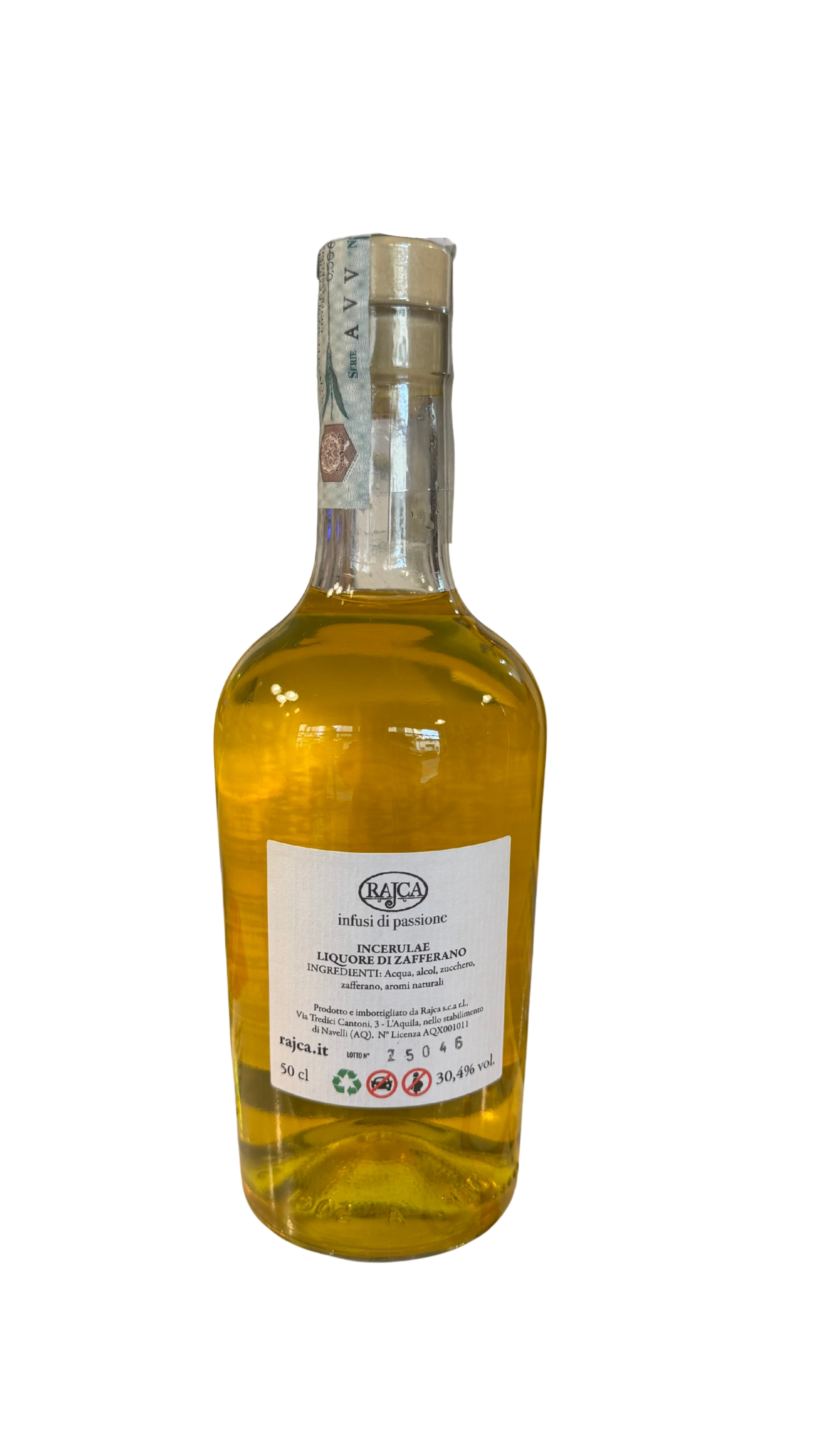 INCERULAE – Liquore di Zafferano Rajca (50 cl)