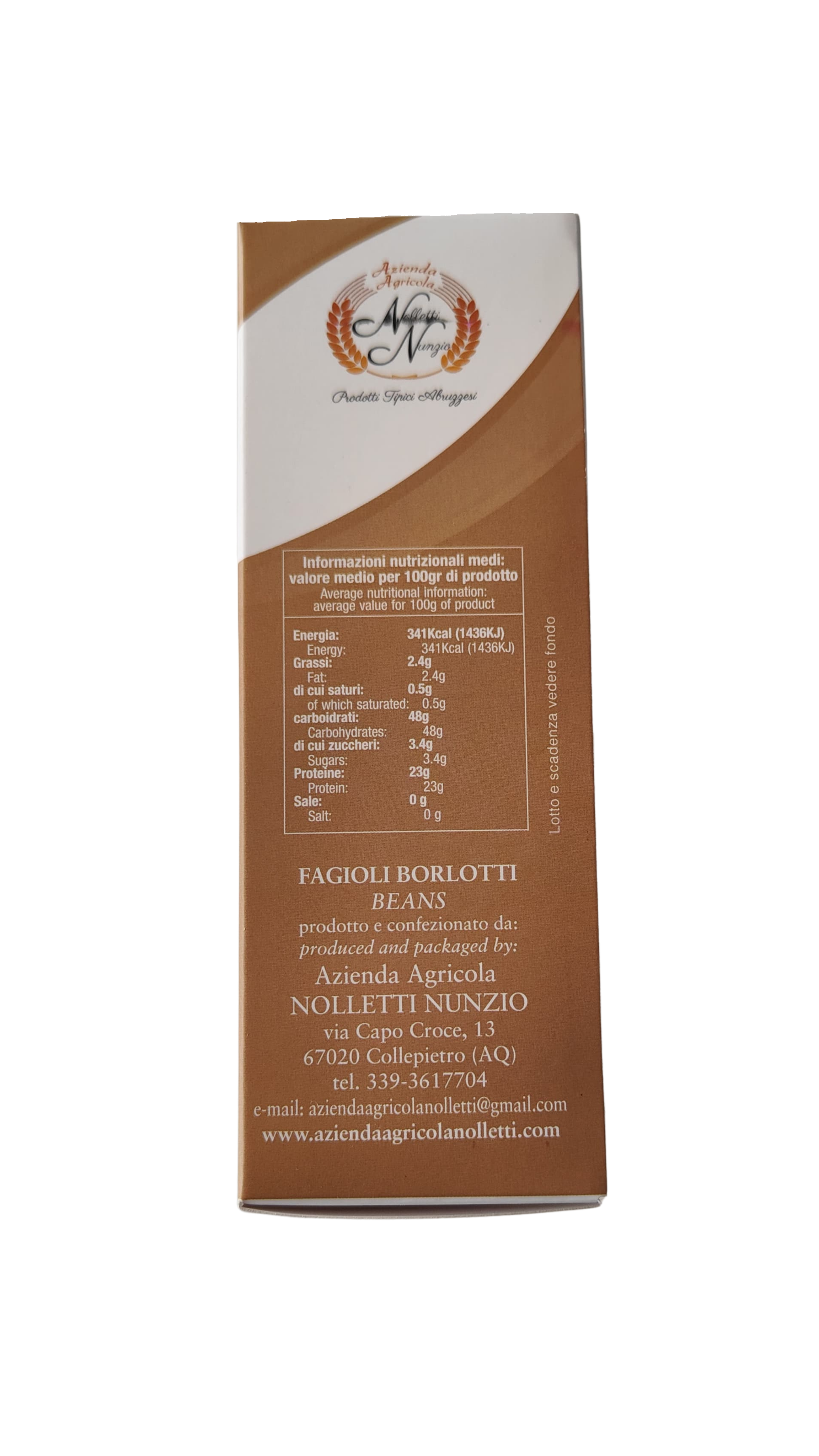 Fagioli Borlotti Biologici 500gr 