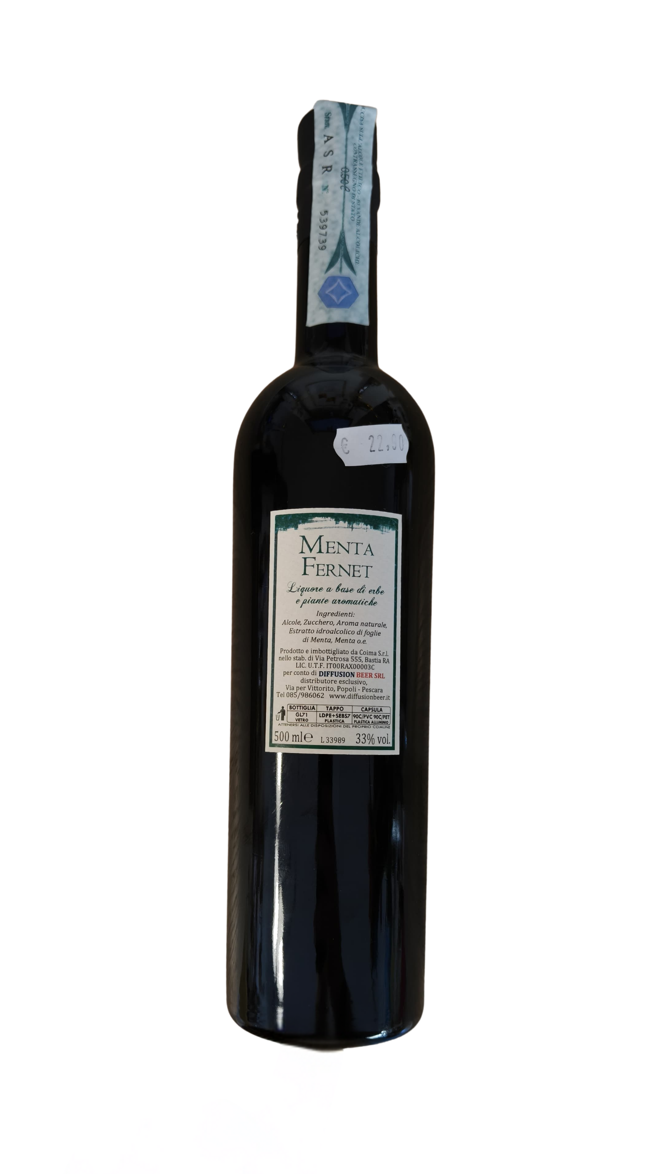 Liquore Menta Fernet Feudi
