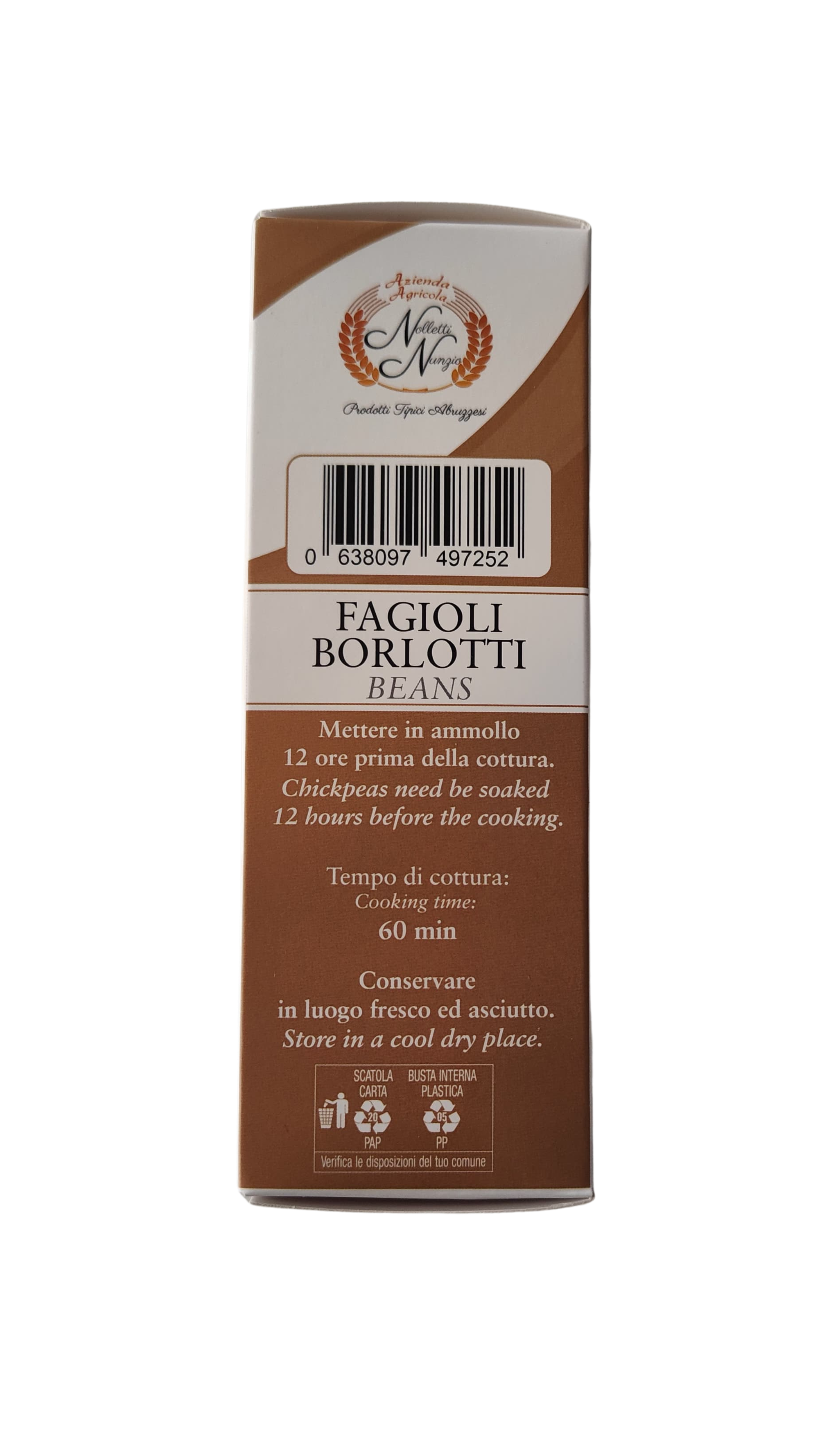 Fagioli Borlotti Biologici 500gr 