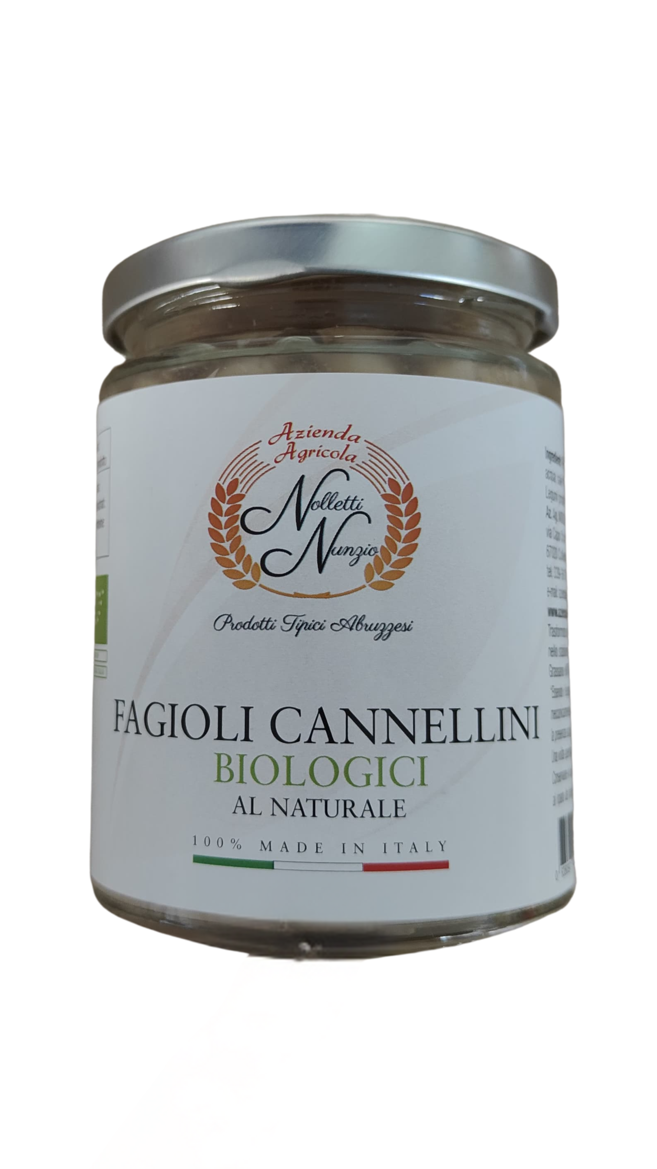 Fagioli Cannellini Biologici al Naturale 330gr
