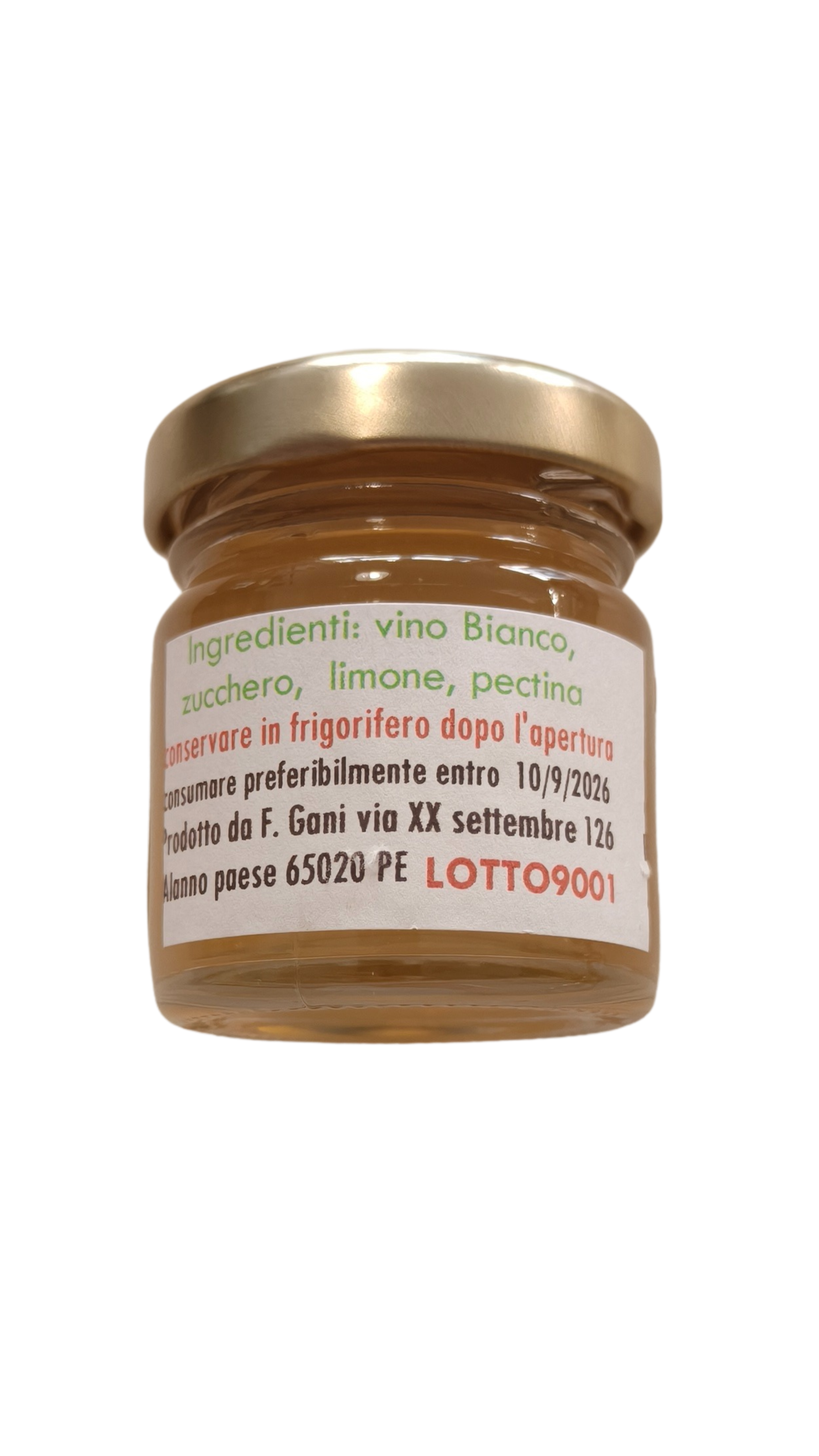 Gelatina Extra di Vino Bianco