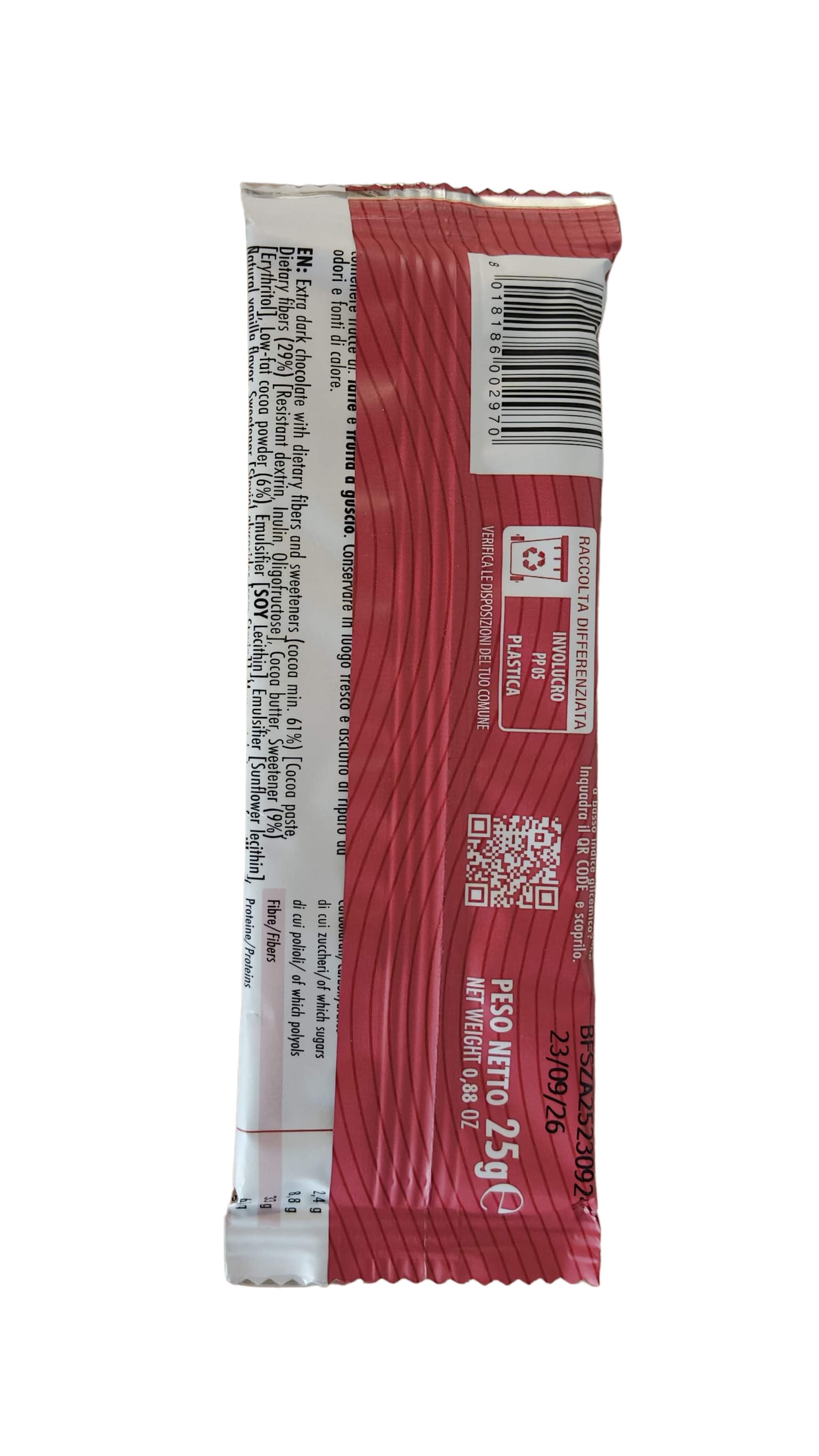 Barretta Cioccolato Extra Zero e Fondente al Latte - Cioccolateria origine