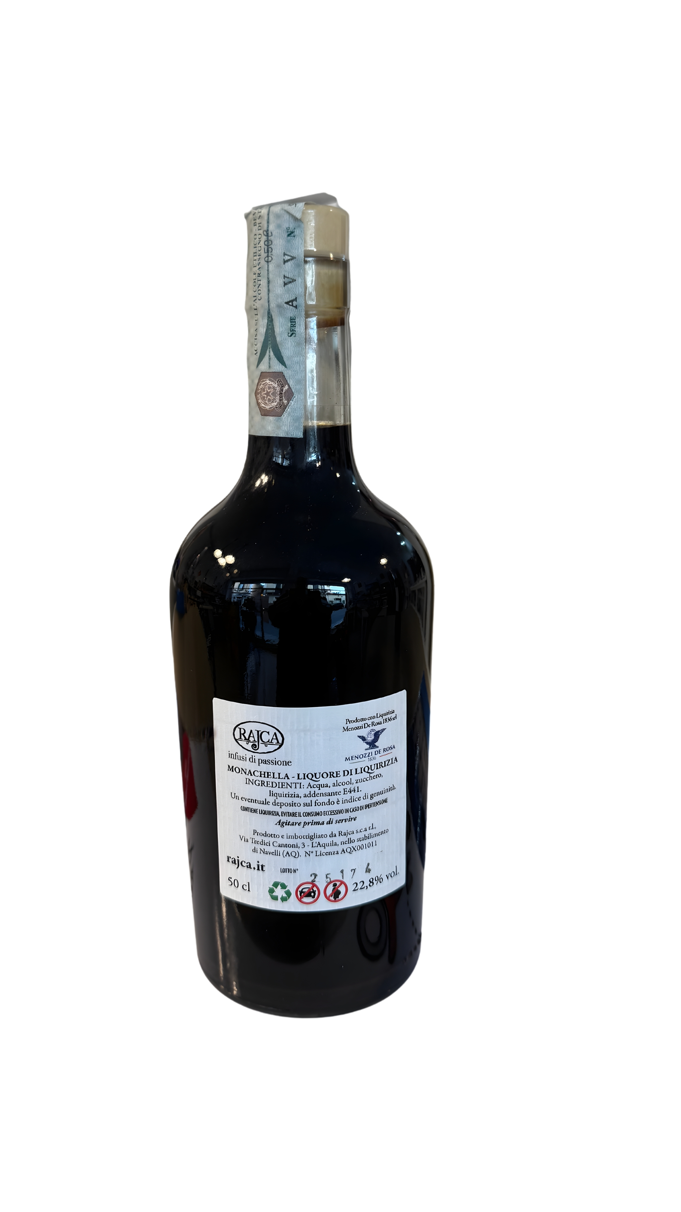 MONACHELLA – Liquore di Liquirizia Rajca (50 cl)