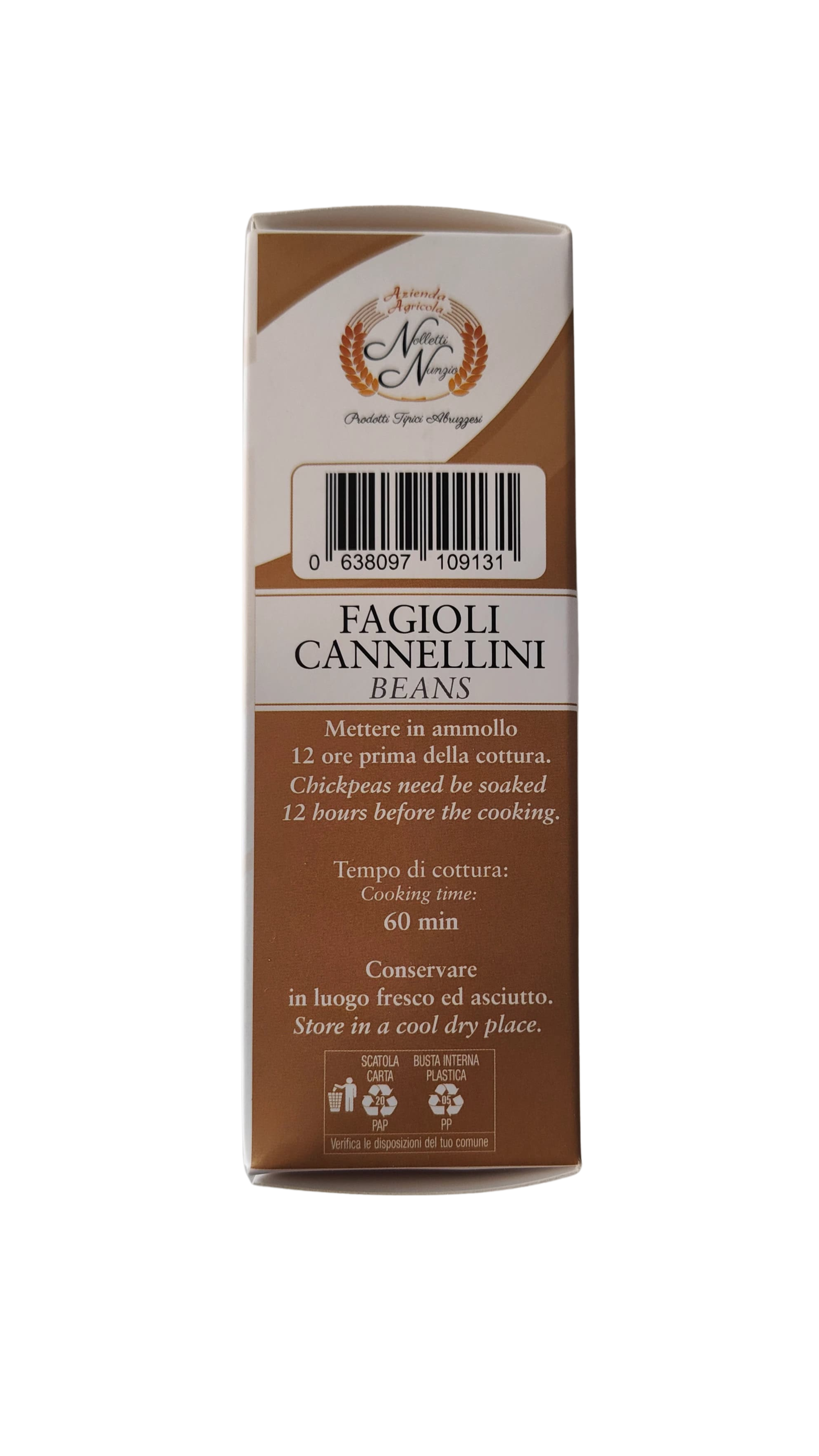 Fagioli Cannellini Biologici 500gr  
