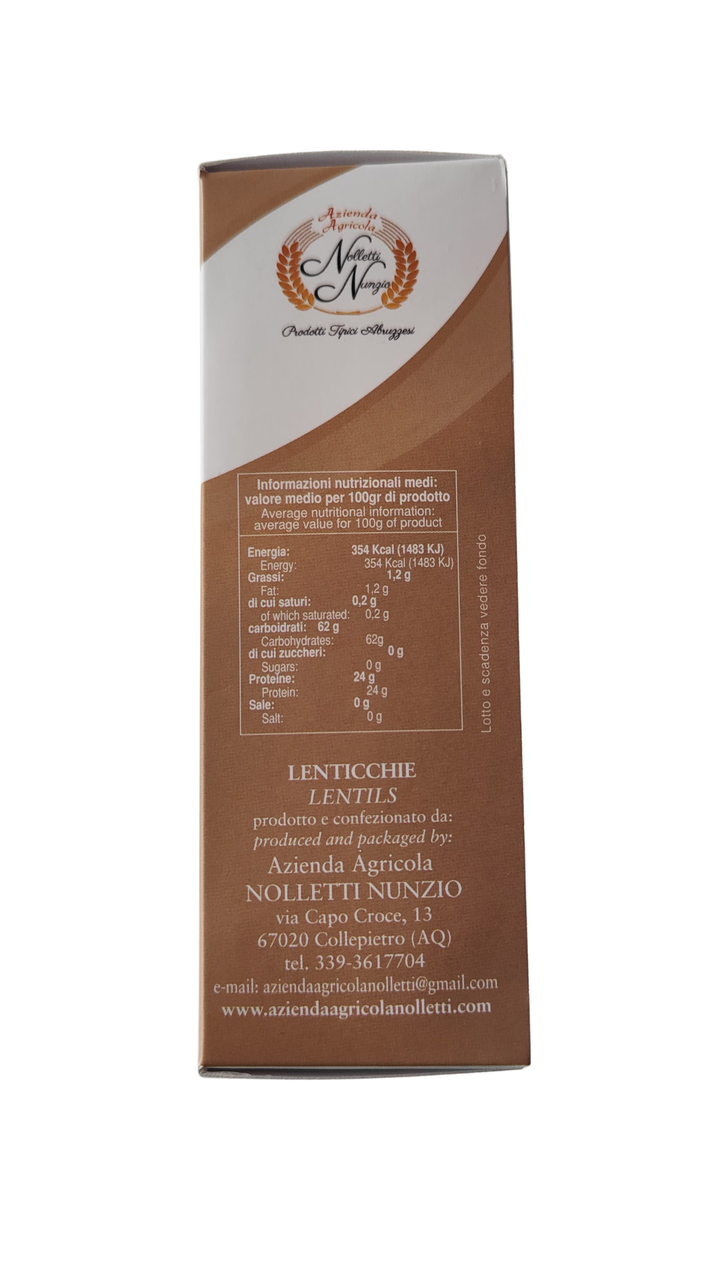 Lenticchie Biologiche  500gr