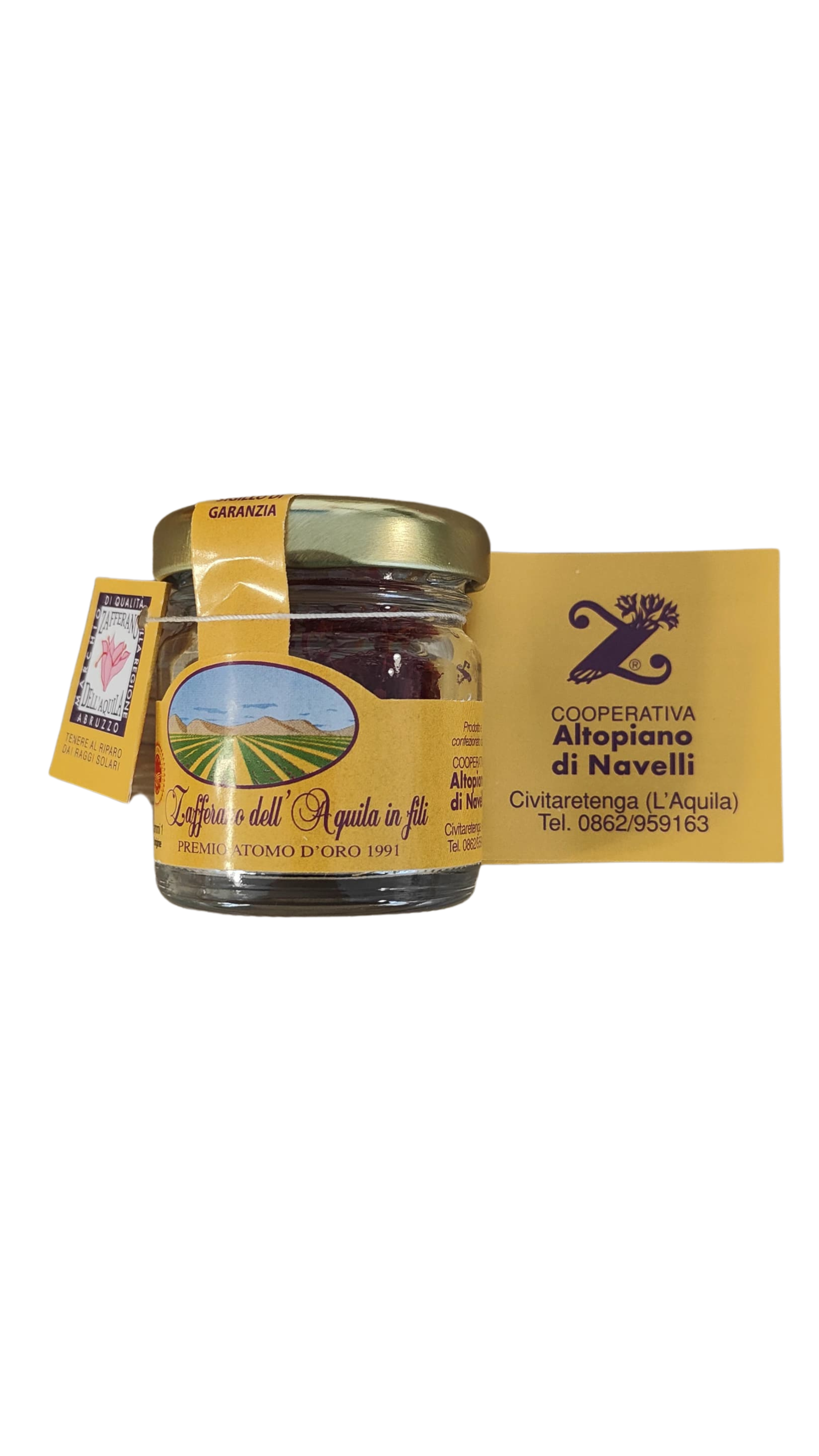 Zafferano dell'altopiano di Navelli in fili 0,5gr