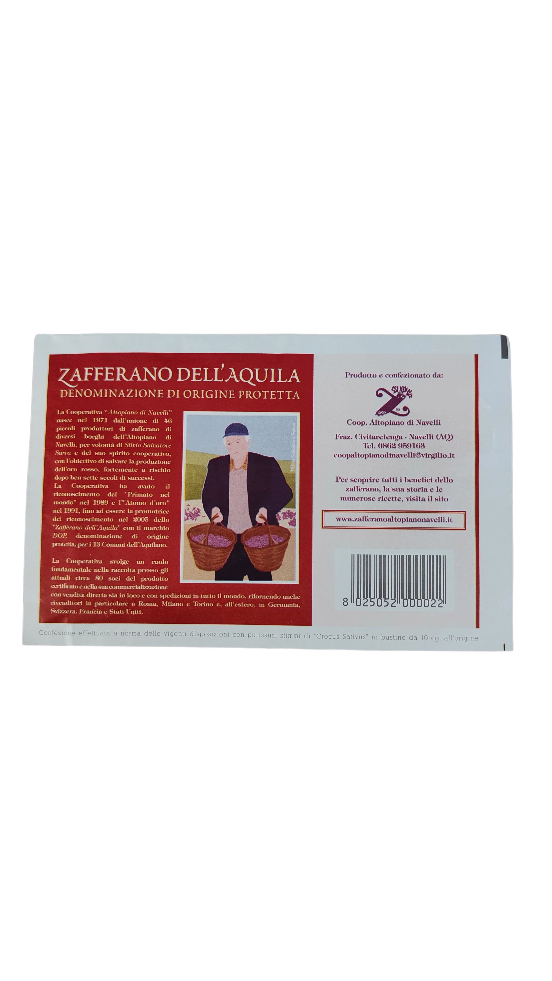 Zafferano dell'altopiano di Navelli in polvere 