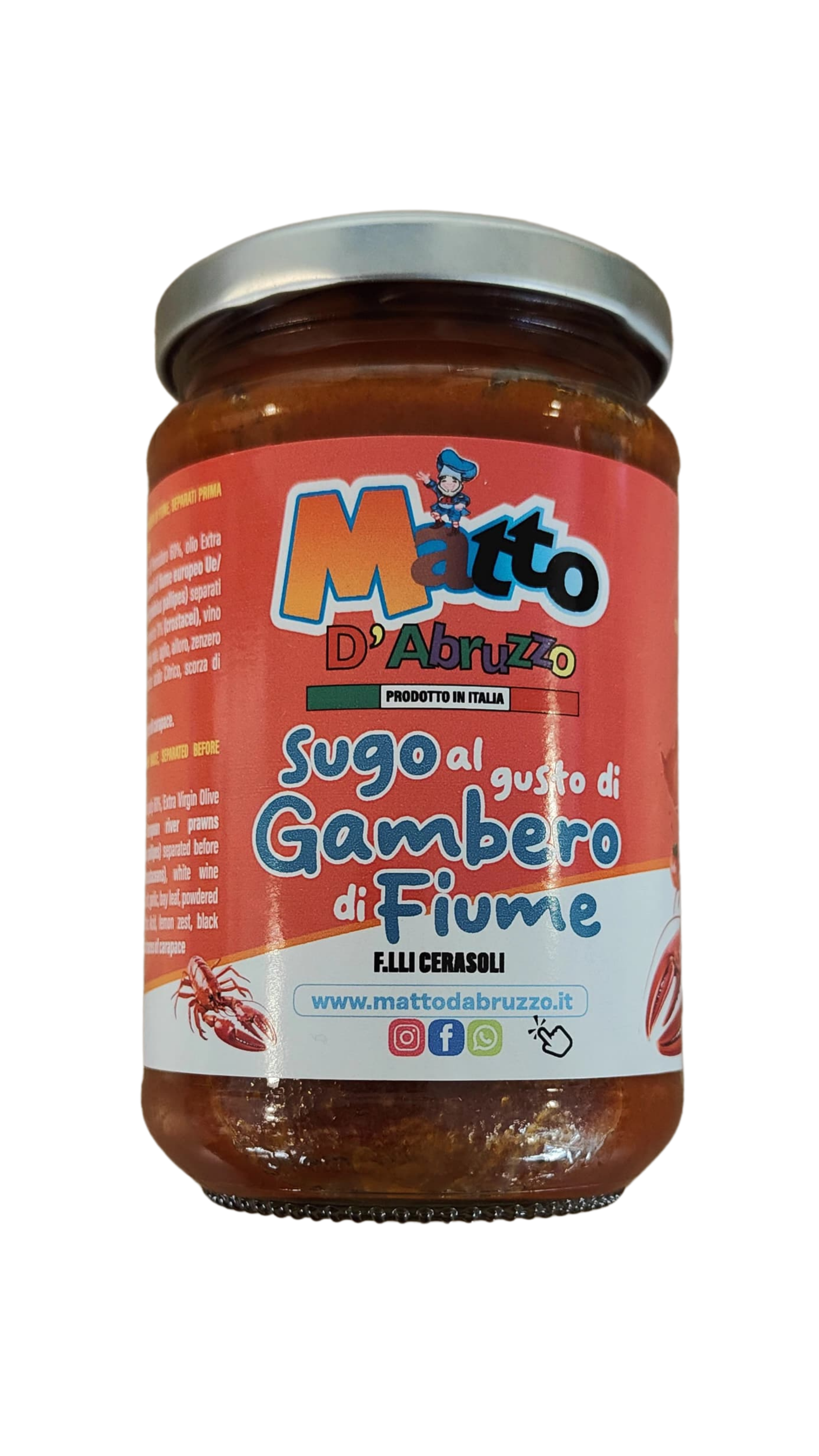 Sugo al gambero di fiume 270gr