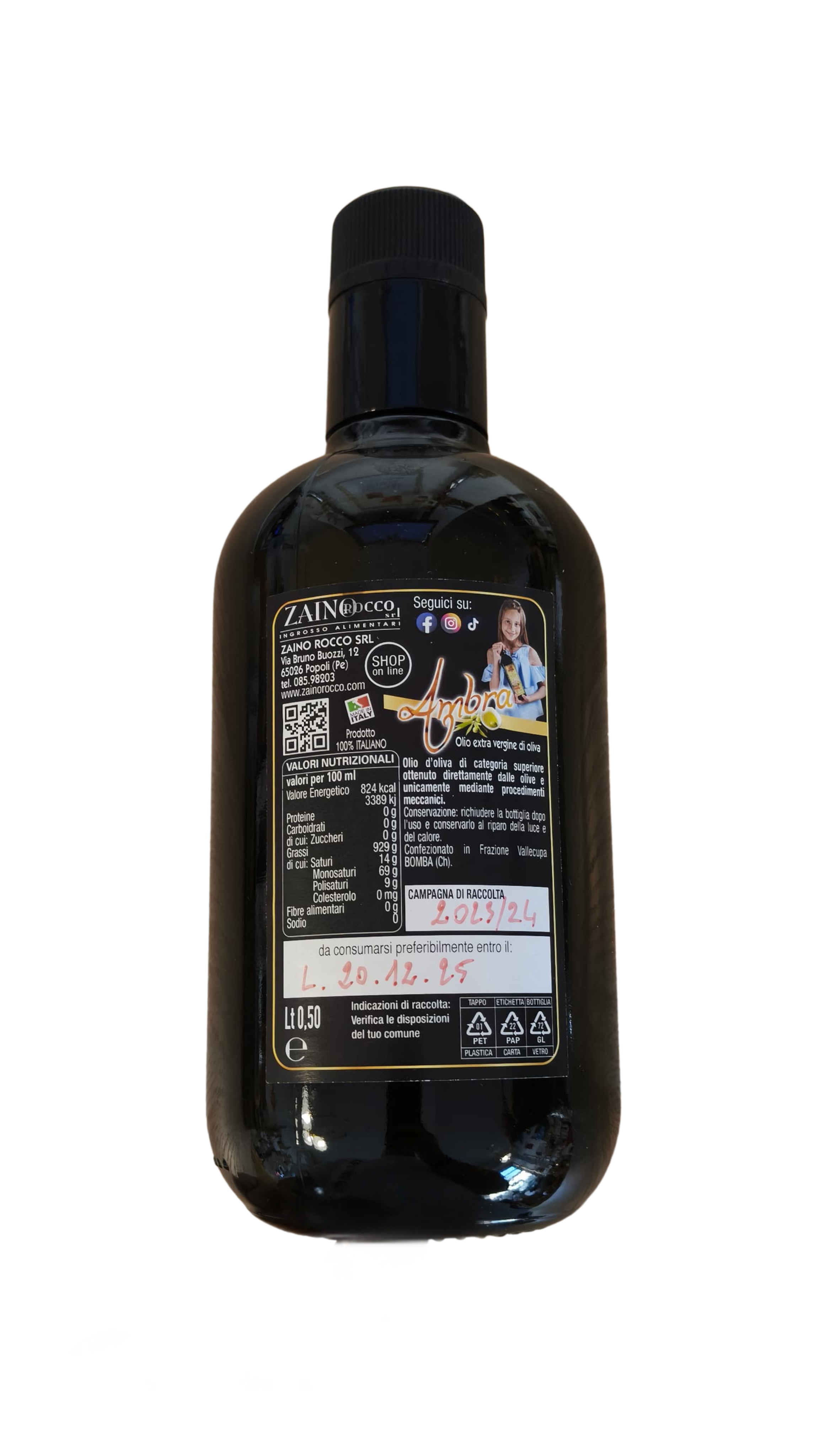 Ambra - Olio Extra Vergine di Oliva 