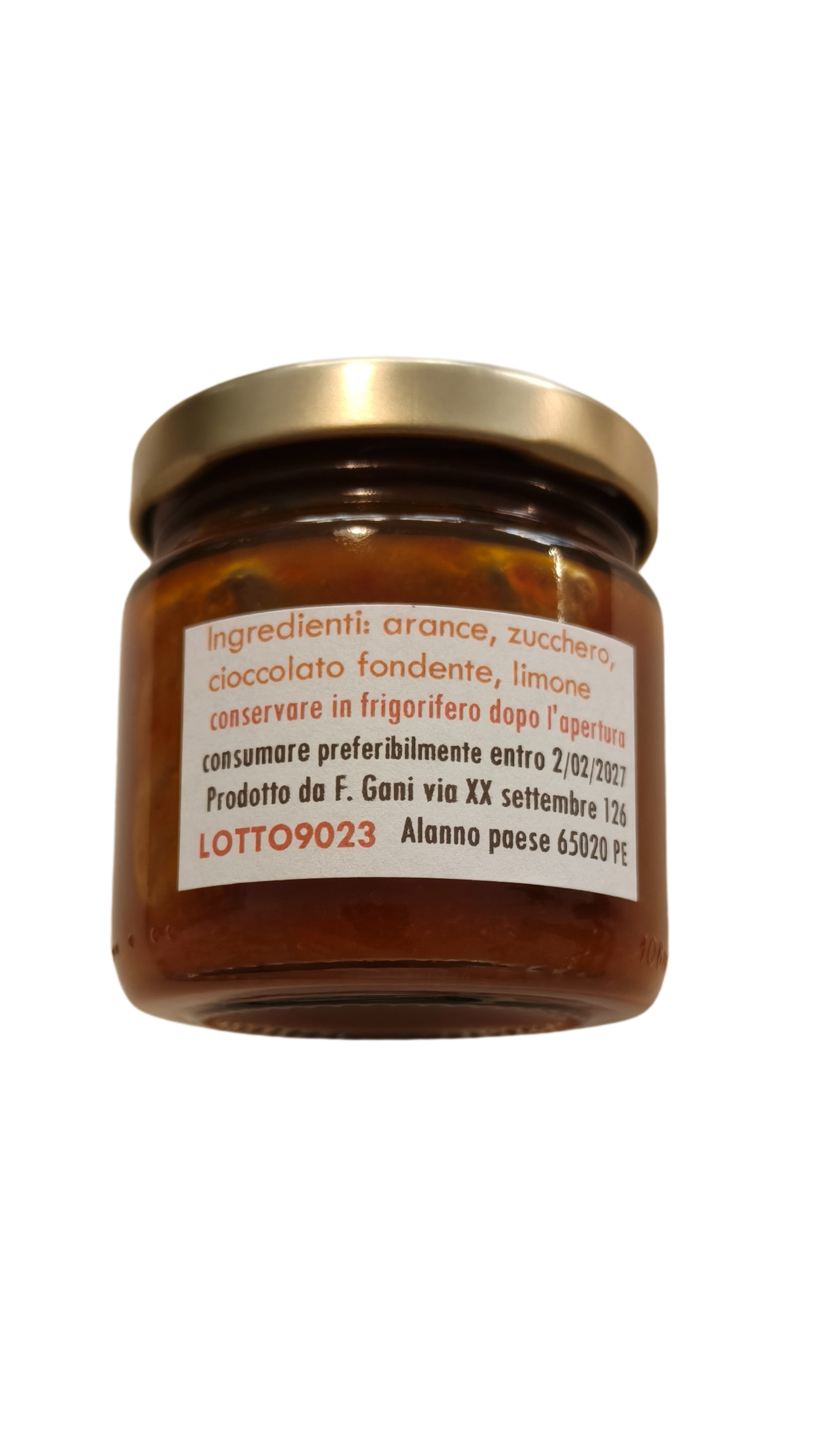 Confettura Extra di Arance e Cioccolato