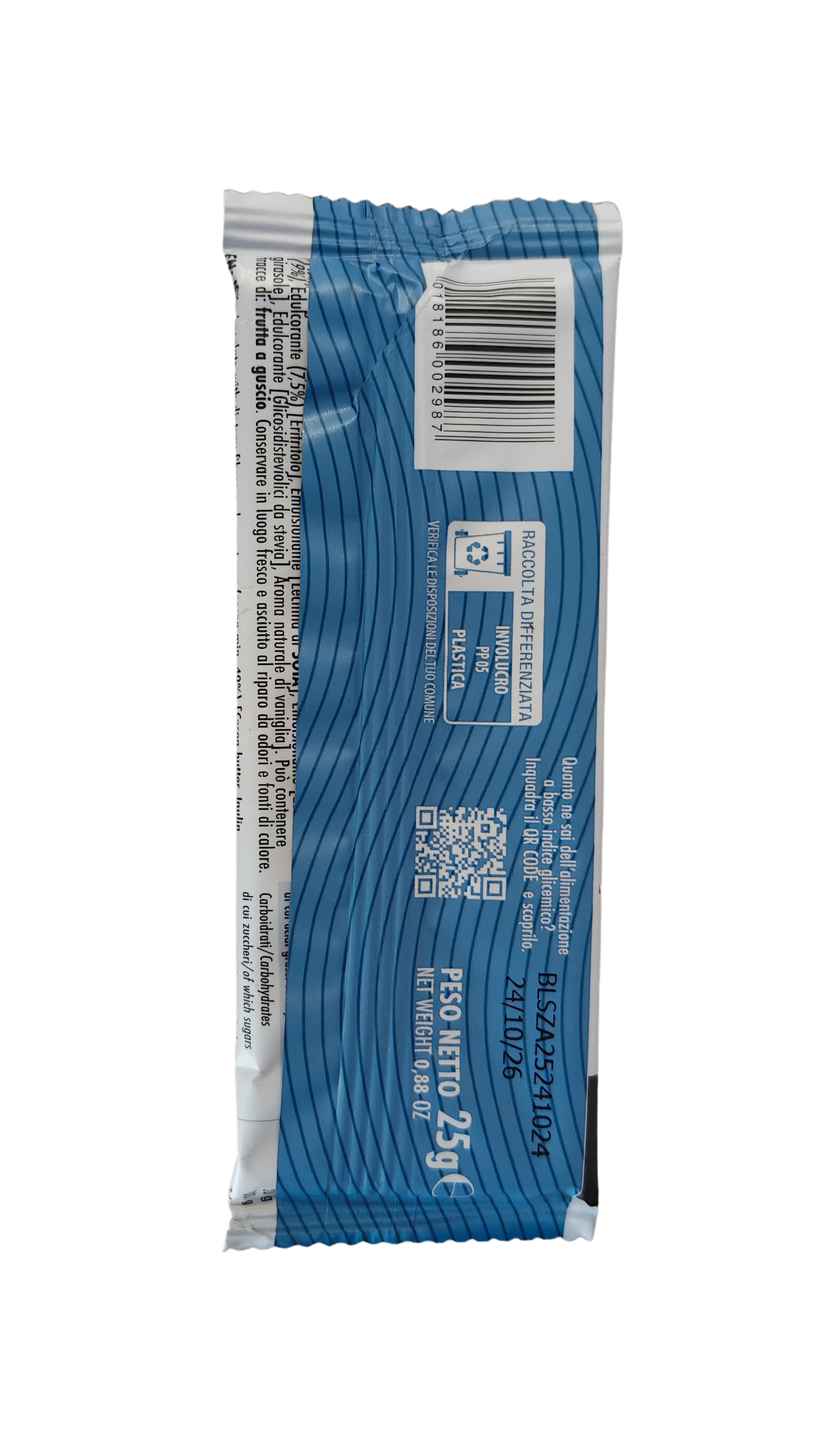 Barretta Zero e Latte - Cioccolateria Origine