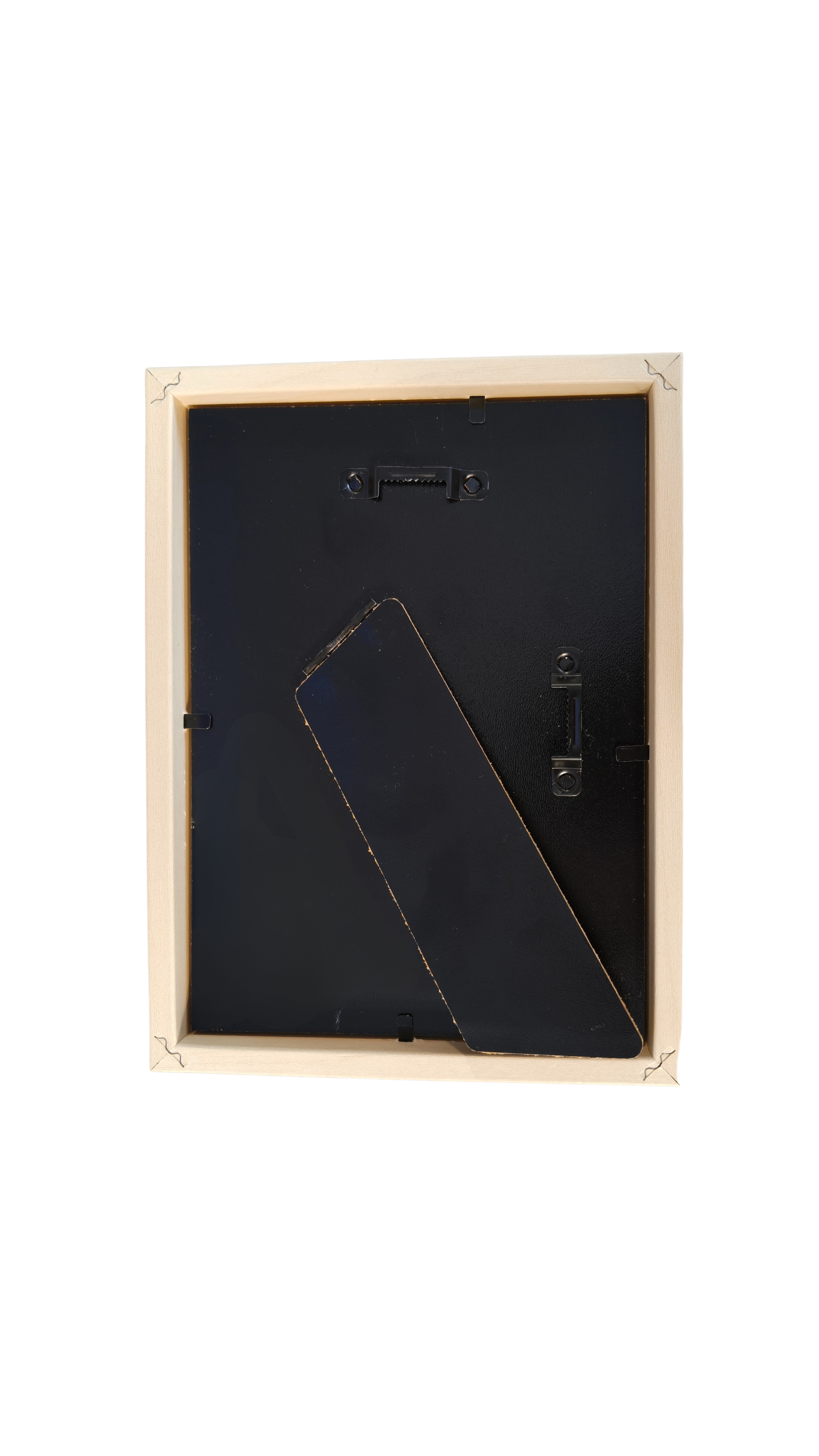 Quadro artigianale con sassi naturali dell’Abruzzo - Veduta delle chiese