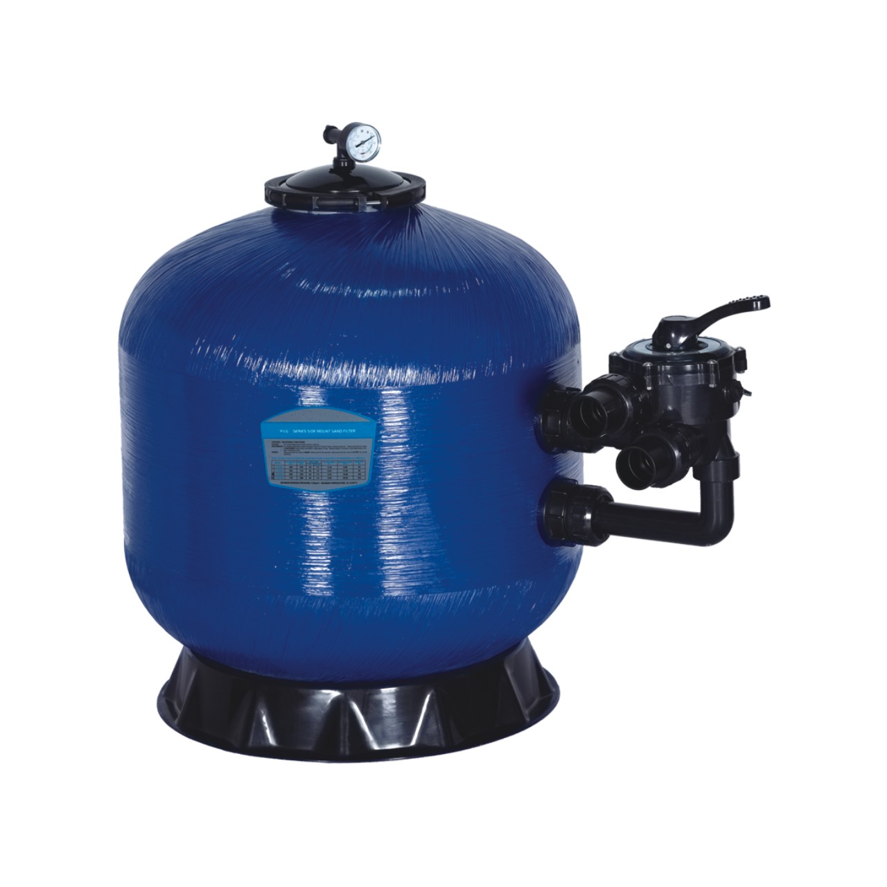 Lateral Port Fiberglass Sand Filter