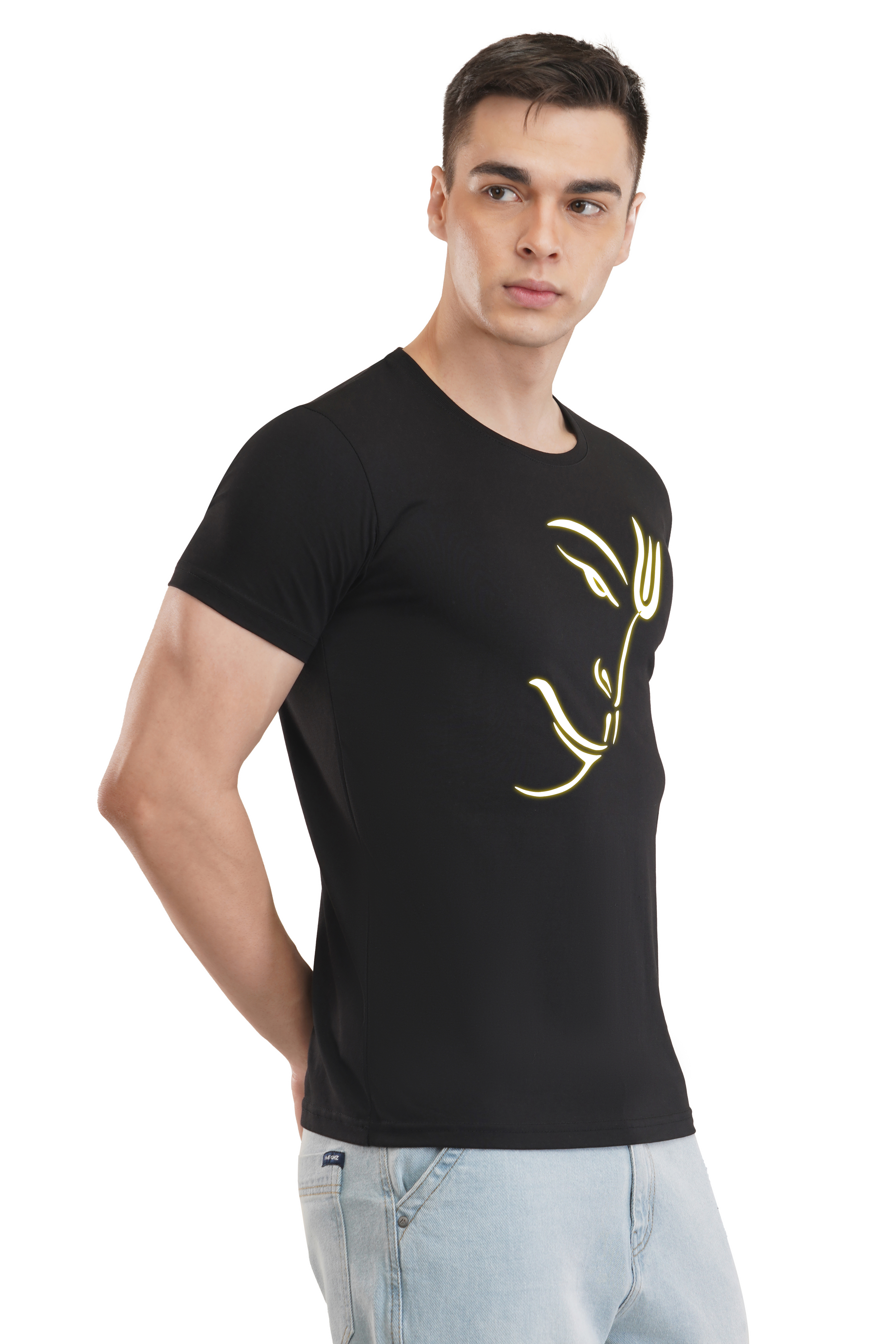 Shri Hanuman Face Reflector T-Shirt