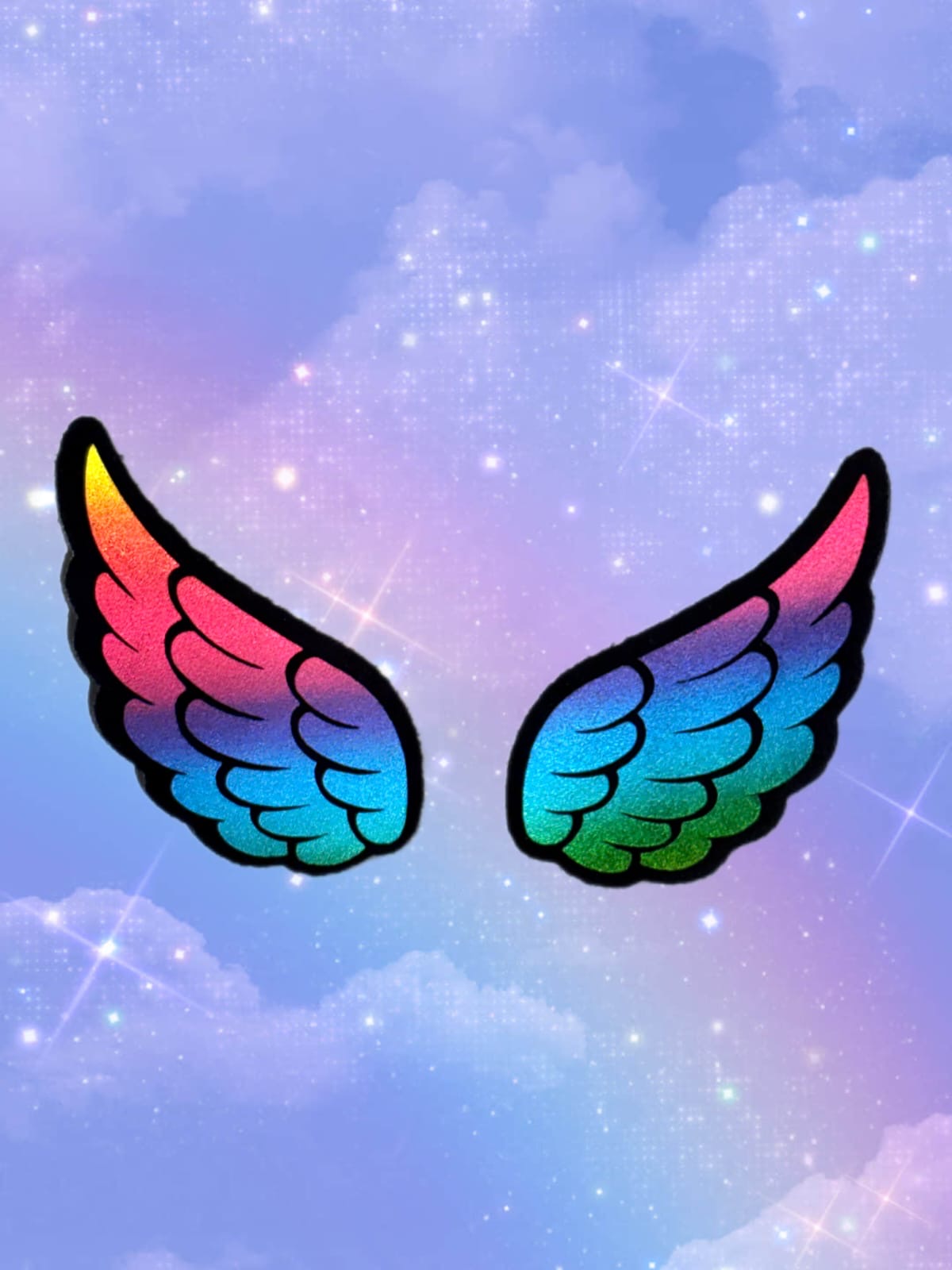 Rainbow Wing Iron-On Patch